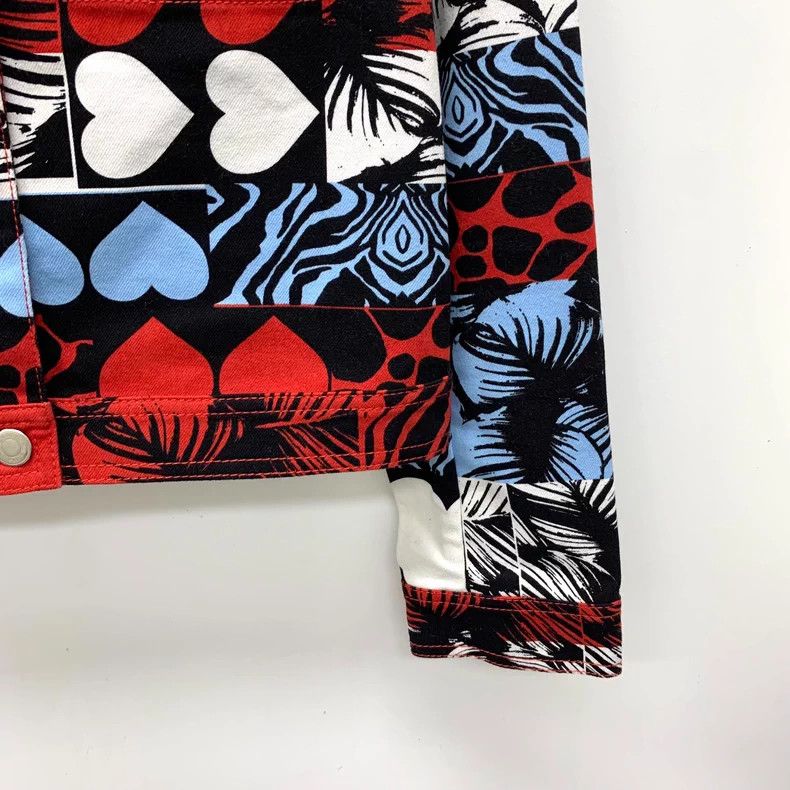 Hermes Hermes Colorblock Heart Print Jacket Size US XS / EU 42 / 0 - 4 Thumbnail