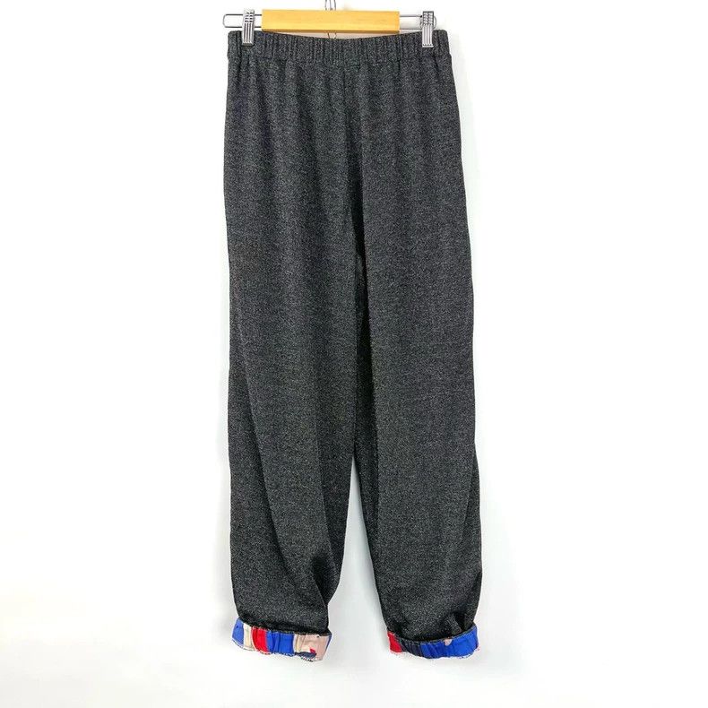 Chanel Chanel Gray Silver Thread Wide-Leg Casual Pants Size US 36 / EU 52 - 3 Thumbnail
