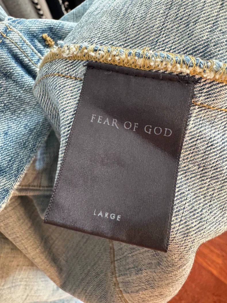 Fear of God Fear of God OG Blue Denim Jacket L Size US L / EU 52-54 / 3 - 4 Thumbnail