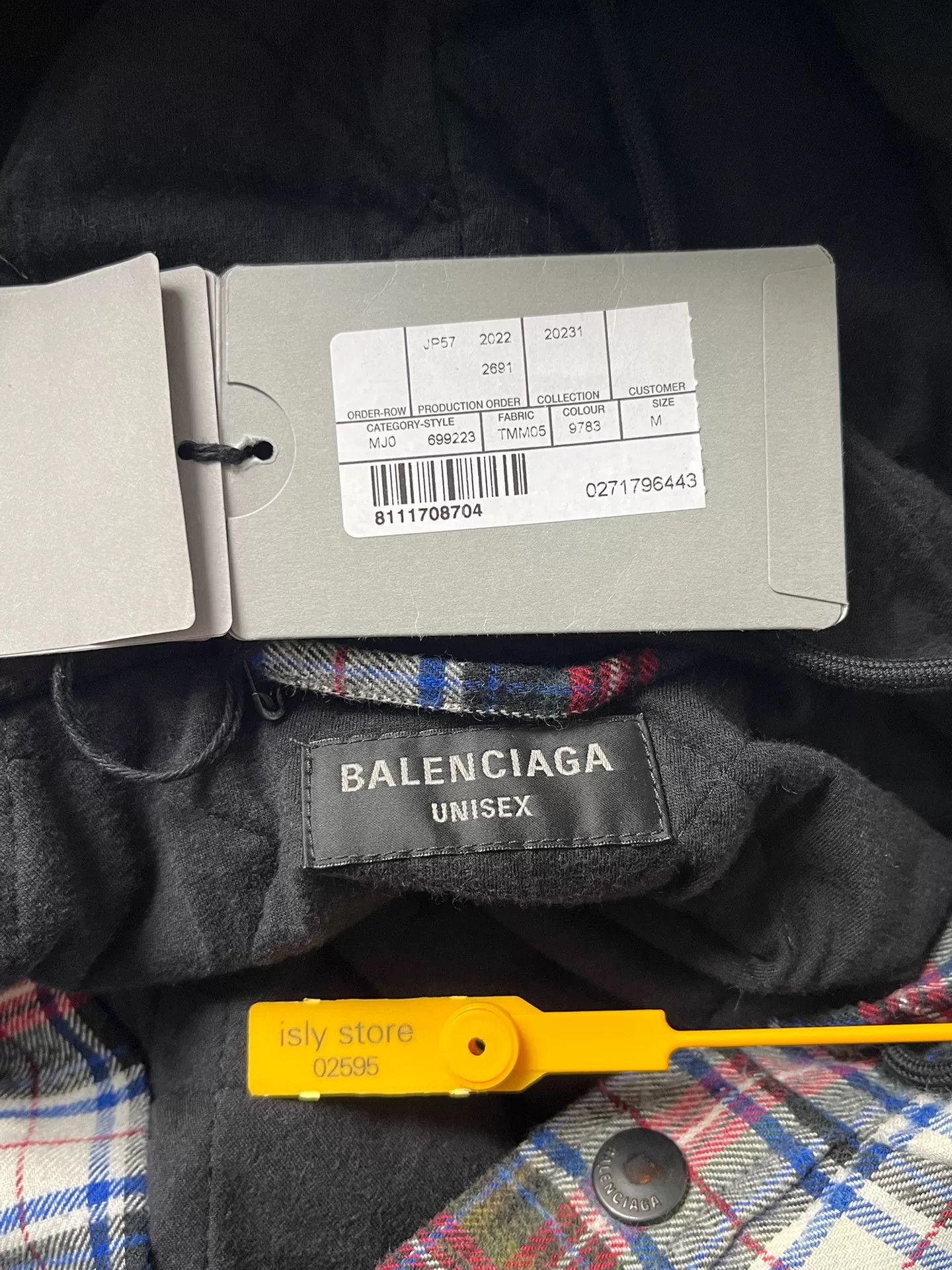 Balenciaga Balenciaga Plaid Button-Up Shirt Men Size US M / EU 48-50 / 2 - 4 Thumbnail