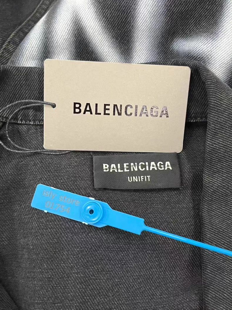 Balenciaga Balenciaga Graffiti Denim Jacket Black Size US S / EU 44-46 / 1 - 5 Thumbnail