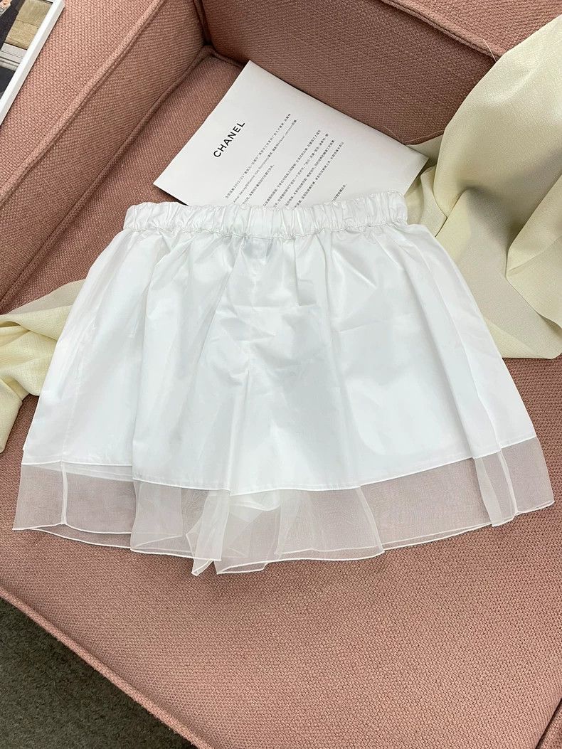 Chanel Chanel White Bow Mesh Shorts Size US 38 / EU 54 - 4 Thumbnail