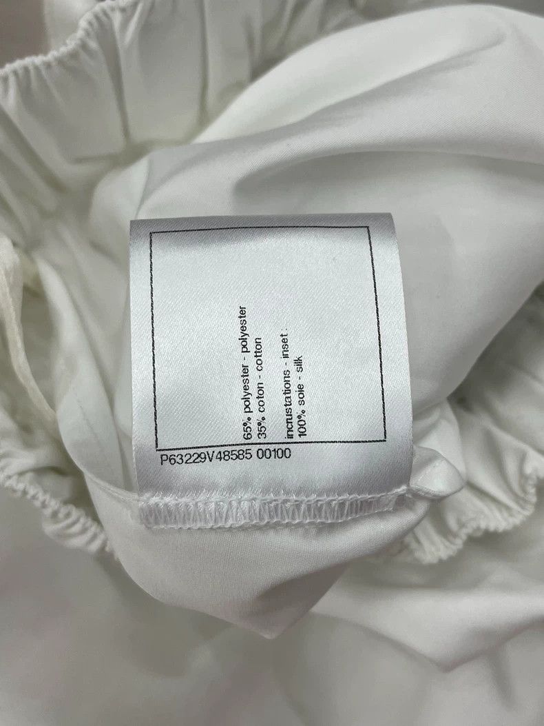 Chanel Chanel White Bow Mesh Shorts Size US 38 / EU 54 - 8 Thumbnail