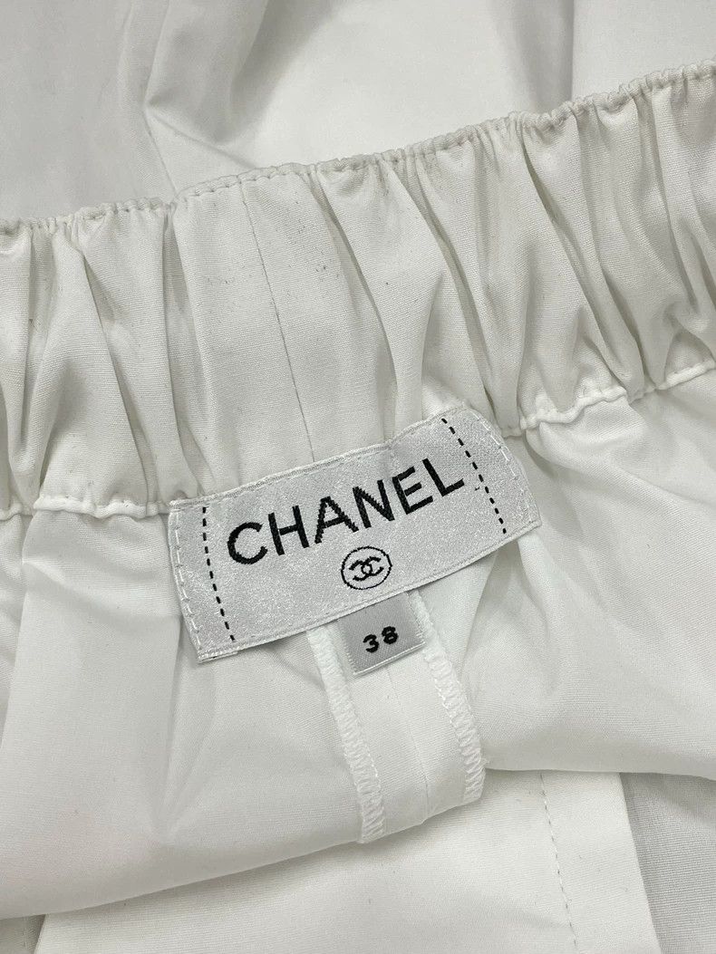 Chanel Chanel White Bow Mesh Shorts Size US 38 / EU 54 - 5 Thumbnail