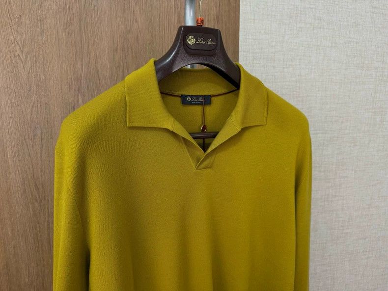 Loro Piana Loro Piana Wool Knit Polo Size US XXL / EU 58 / 5 - 4 Thumbnail
