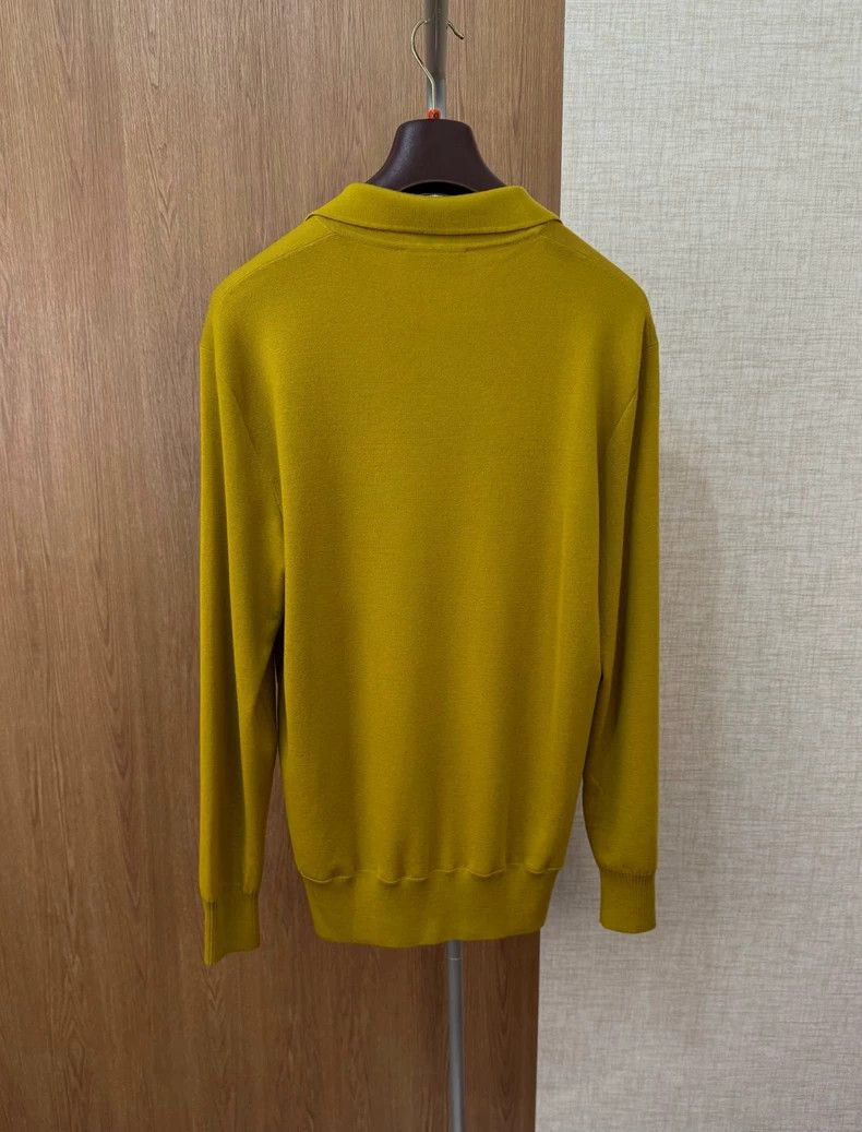 Loro Piana Loro Piana Wool Knit Polo Size US XXL / EU 58 / 5 - 7 Thumbnail