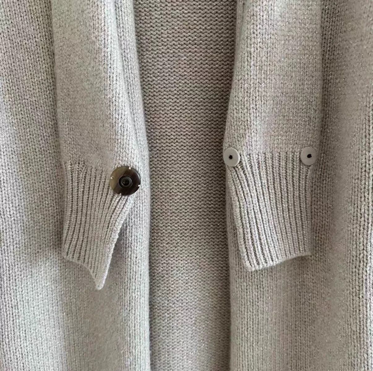 Brunello Cucinelli Brunello Cucinelli Cashmere Knit Coat Size US XS / EU 42 / 0 - 7 Thumbnail