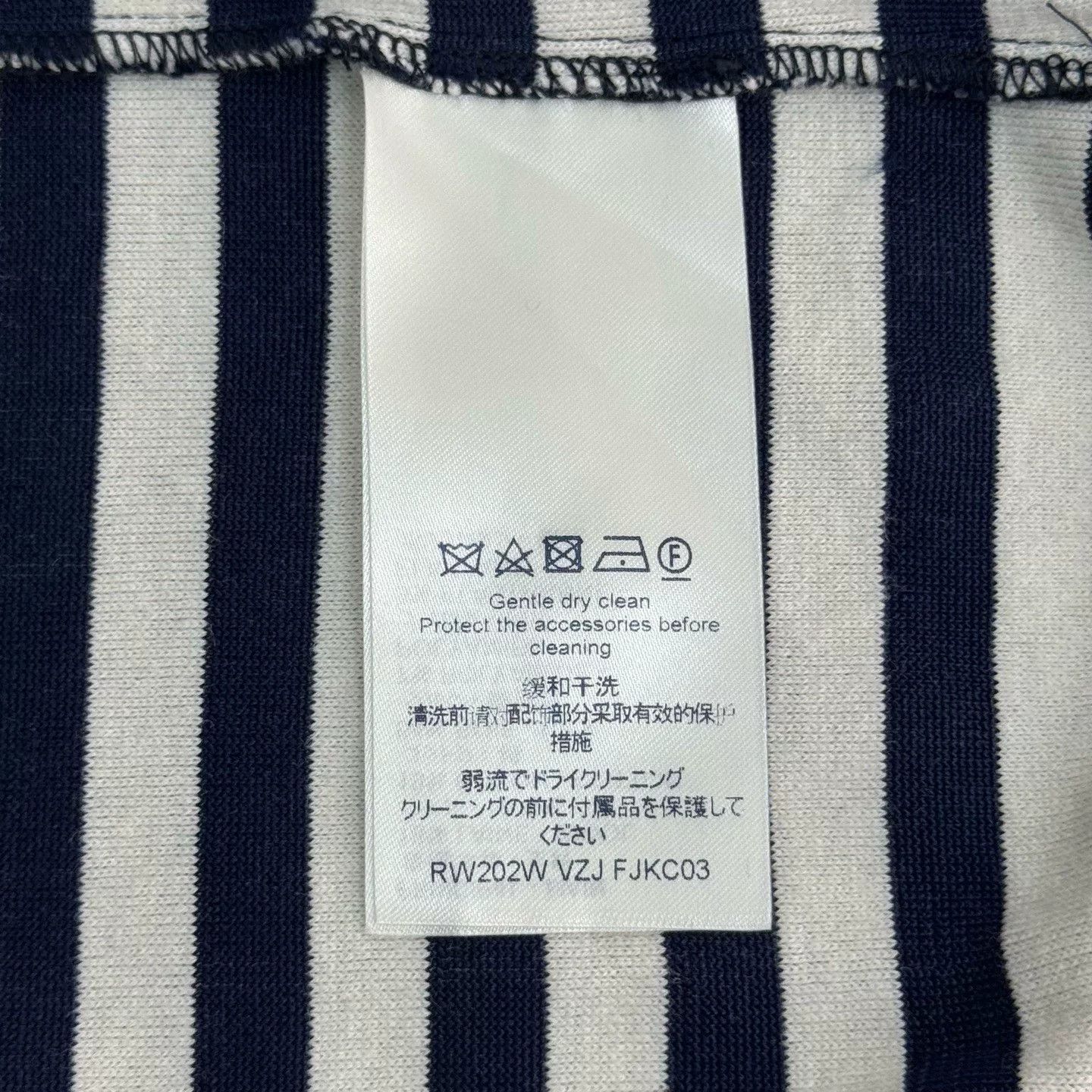 Louis Vuitton Louis Vuitton Blue Stripe Logo Cardigan Size US L / EU 52-54 / 3 - 6 Thumbnail
