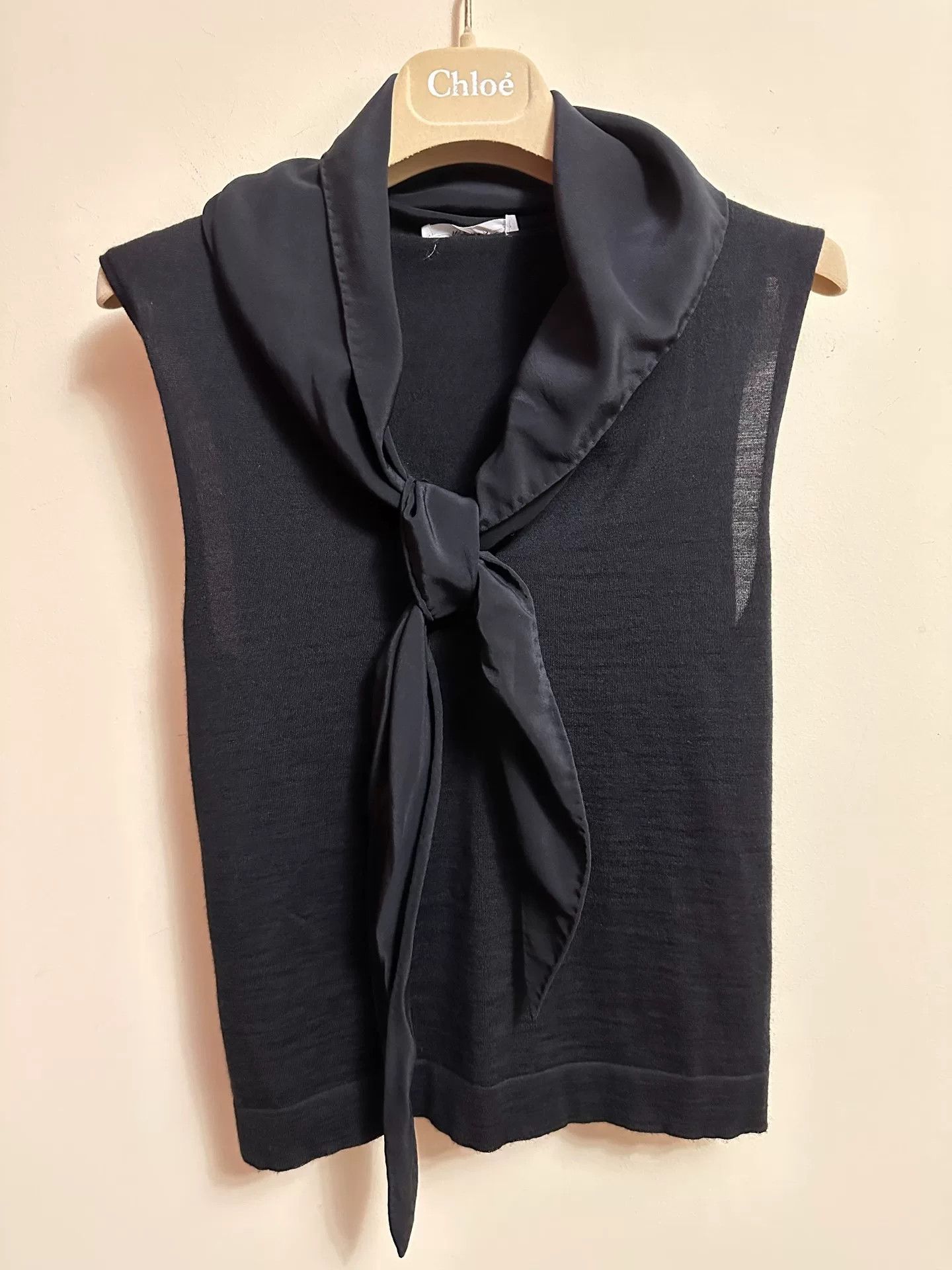 The Row The Row Charis Silk Tie Neck Top Size US S / EU 44-46 / 1 - 5 Thumbnail