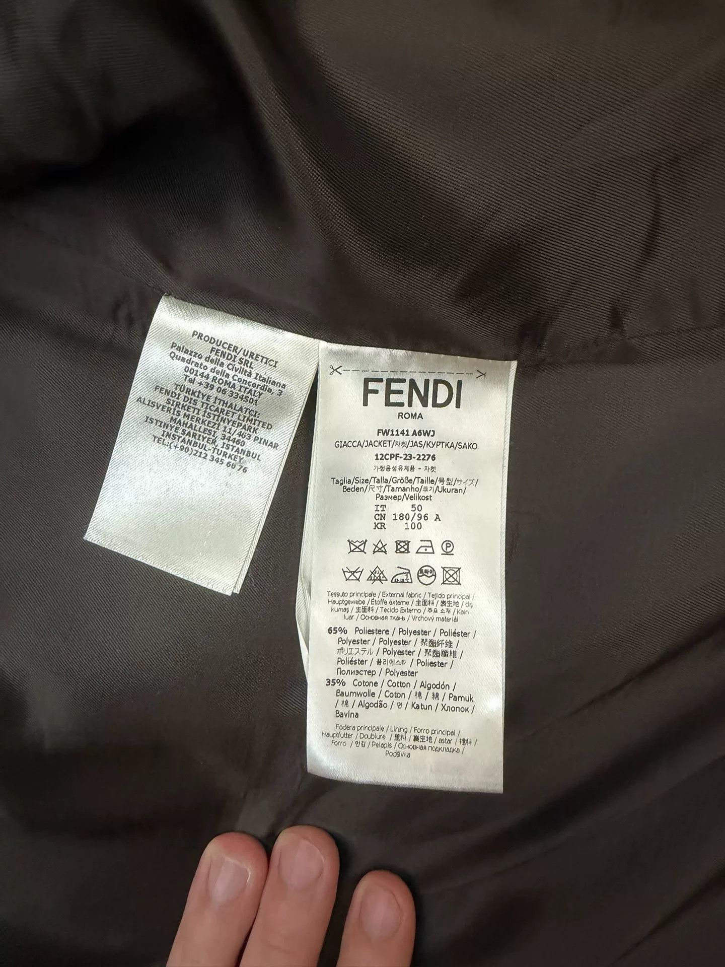 Fendi Fendi Men's Monogram FF Jacket Size US L / EU 52-54 / 3 - 3 Thumbnail