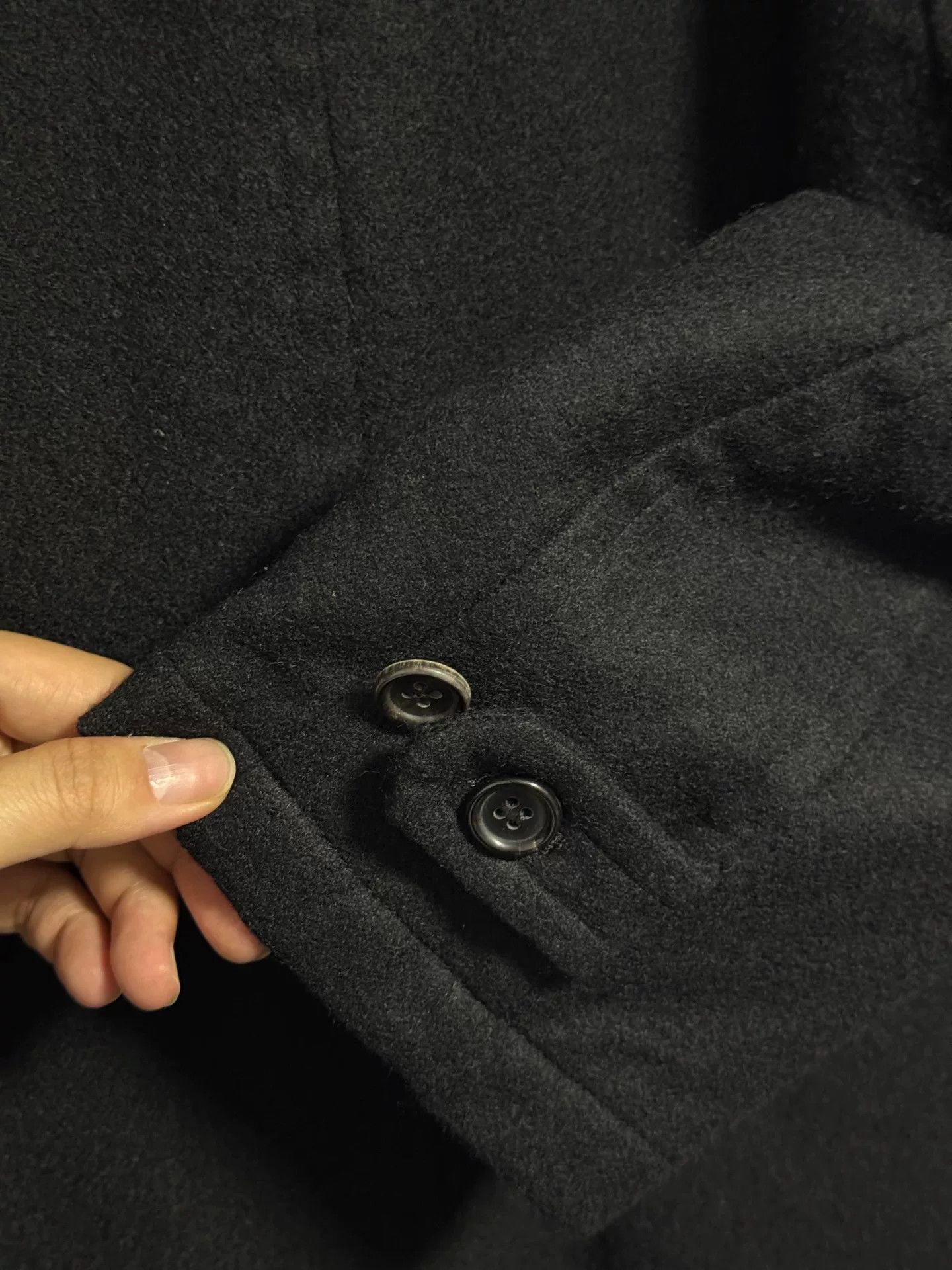Comme des Garcons CDG 1996AW Patent Collar Wool Coat Jacket Size US M / EU 48-50 / 2 - 6 Thumbnail