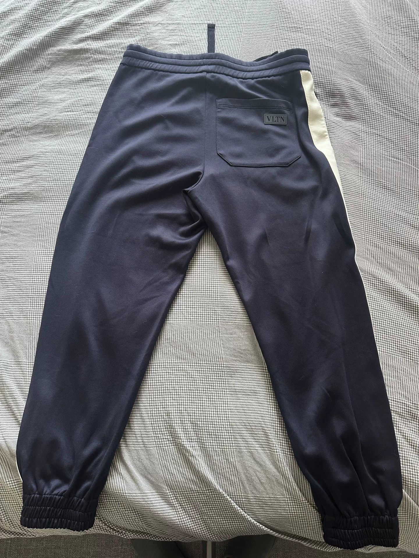 Valentino Valentino Blue Side-Stripe Track Pants Size US 38 / EU 54 - 2 Thumbnail