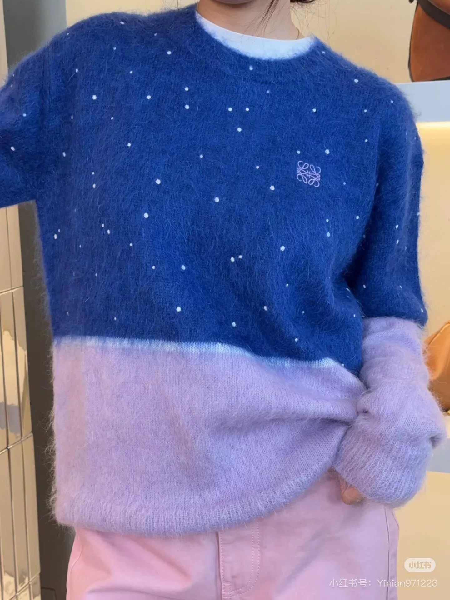 Loewe Loewe Colorblock Knit Sweater with Logo Size US XS / EU 42 / 0 - 9 Thumbnail