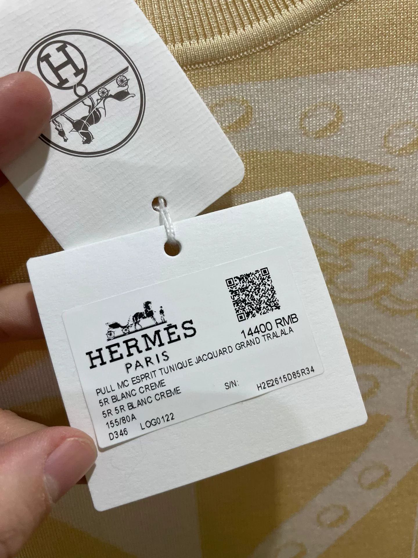 Hermes hermes classic printed dress size 34 Size US L / EU 52-54 / 3 - 8 Thumbnail