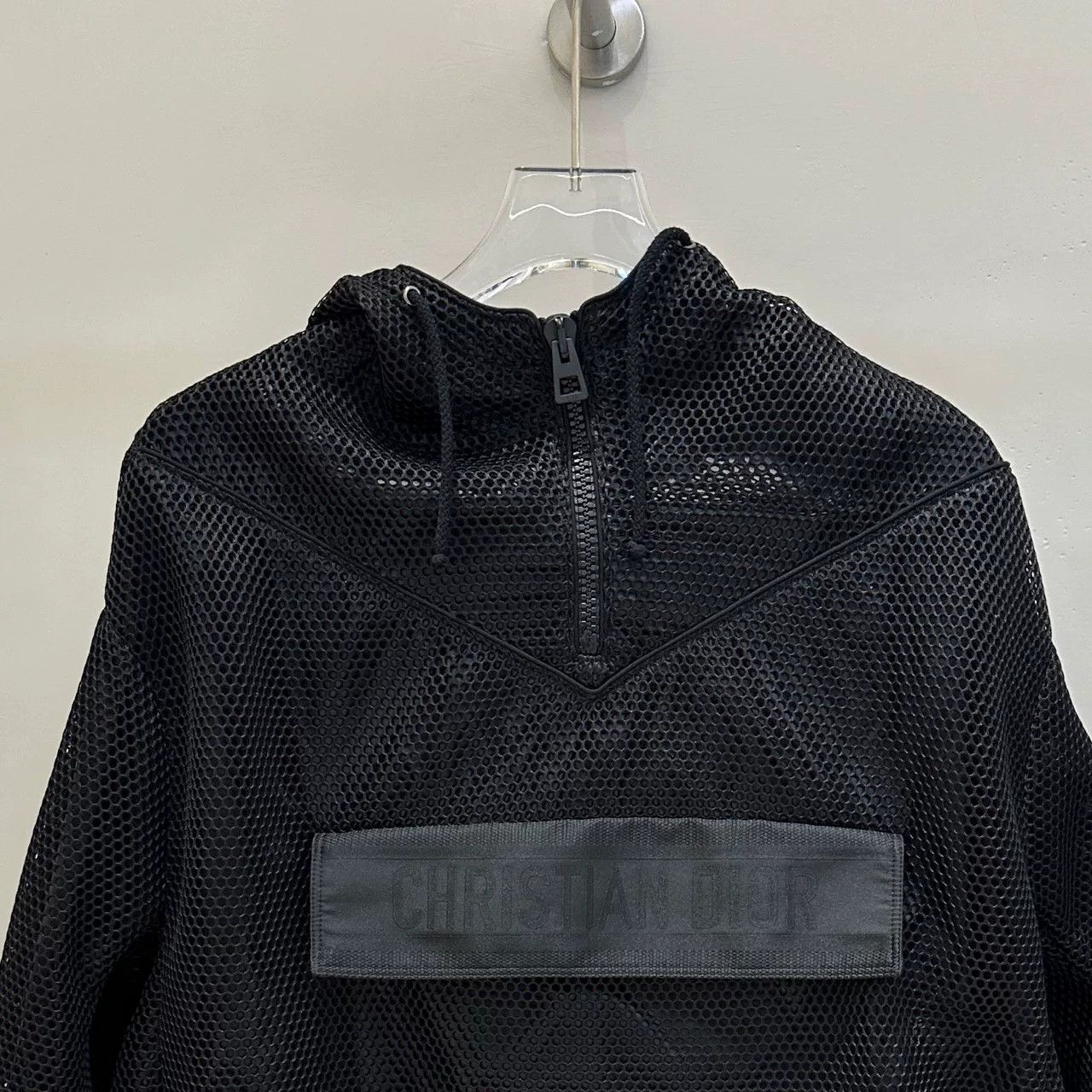 Dior dior tech mesh hooded black jacket Size US S / EU 44-46 / 1 - 2 Thumbnail