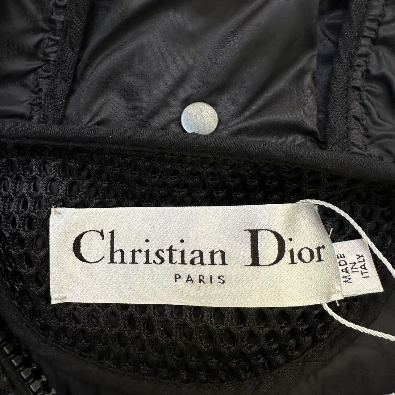 Dior dior tech mesh hooded black jacket Size US S / EU 44-46 / 1 - 7 Thumbnail