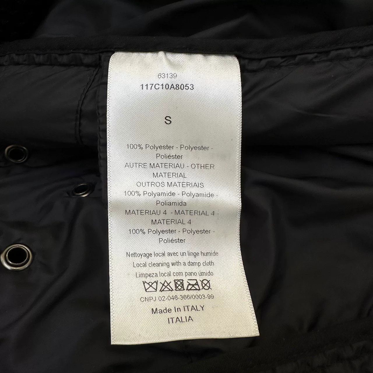 Dior dior tech mesh hooded black jacket Size US S / EU 44-46 / 1 - 8 Thumbnail
