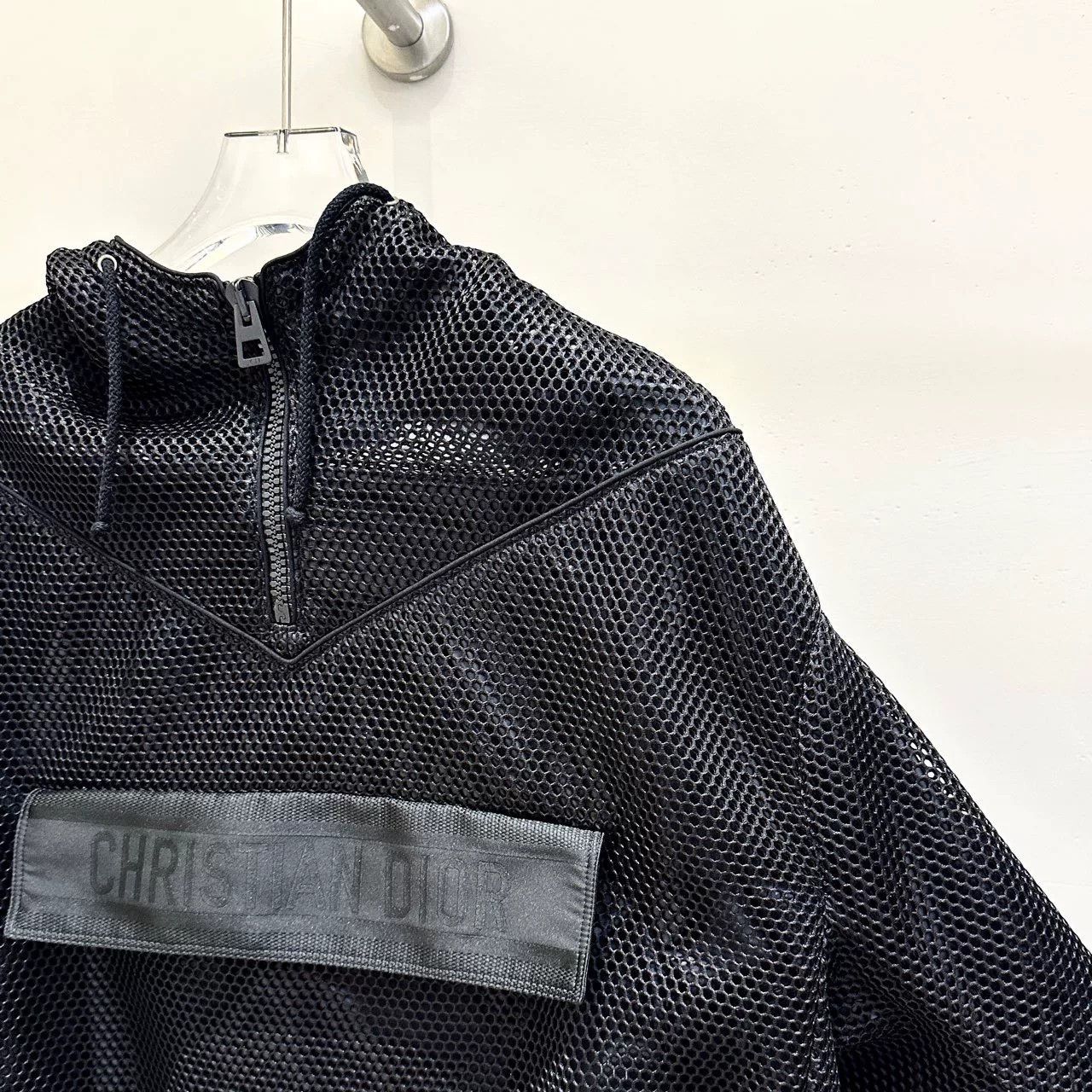 Dior dior tech mesh hooded black jacket Size US S / EU 44-46 / 1 - 4 Thumbnail
