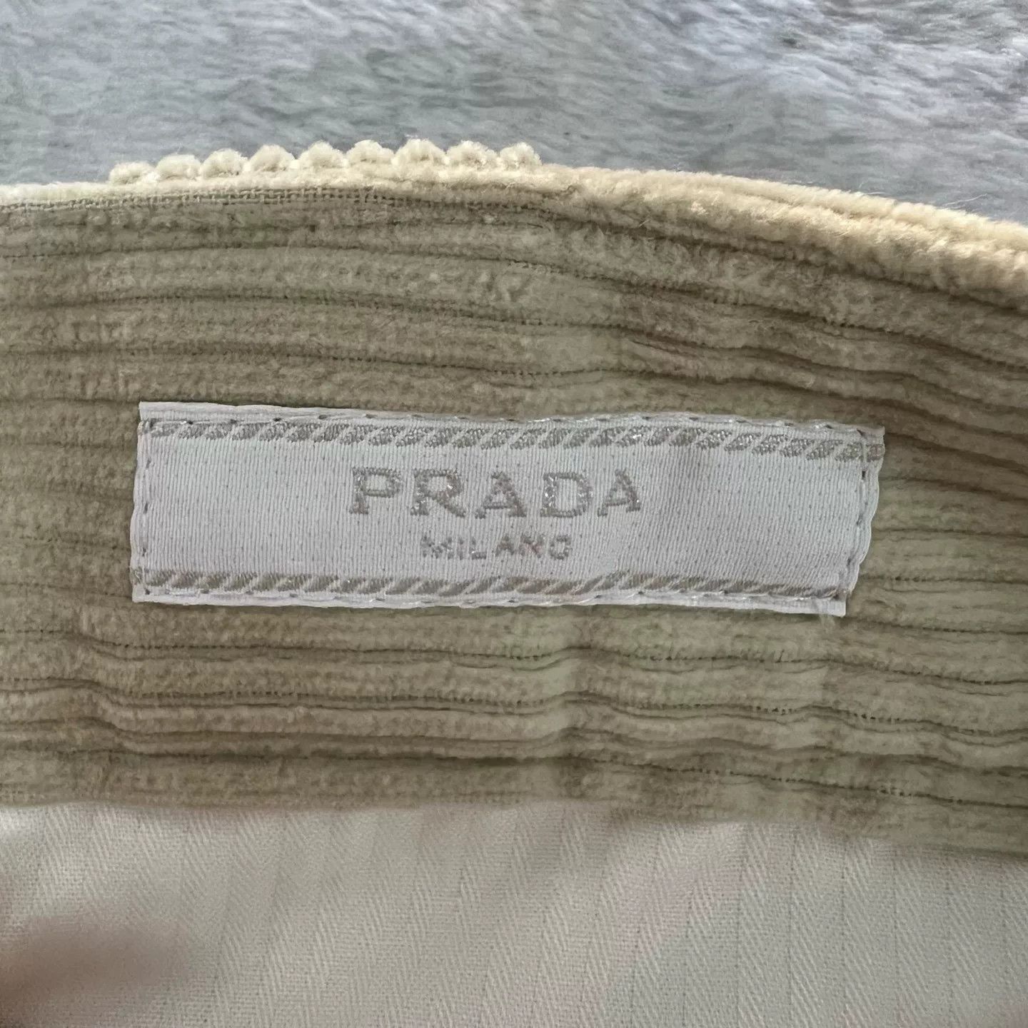 Prada PRADA Beige Corduroy Cargo Pants Size US 44 / EU 60 - 3 Thumbnail