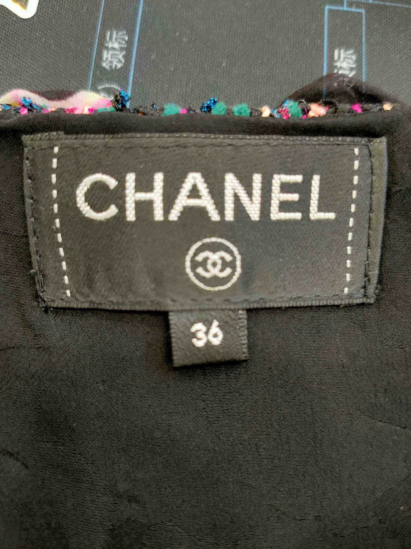 Chanel CHANEL Pink Tweed Sleeveless Vest Size US S / EU 44-46 / 1 - 4 Thumbnail
