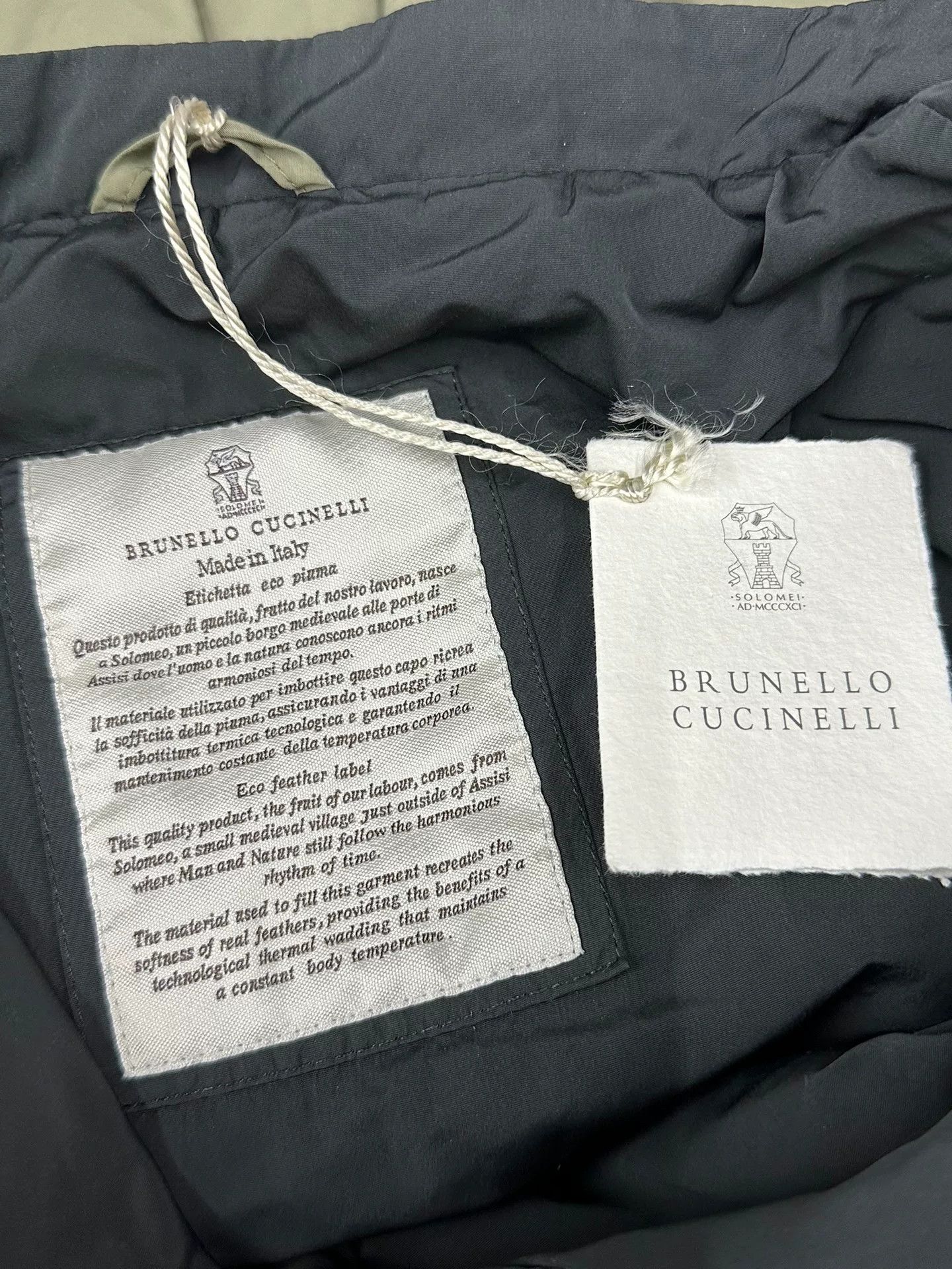 Brunello Cucinelli Brunello Cucinelli Green Detachable Hood Jacket Size US M / EU 48-50 / 2 - 5 Thumbnail