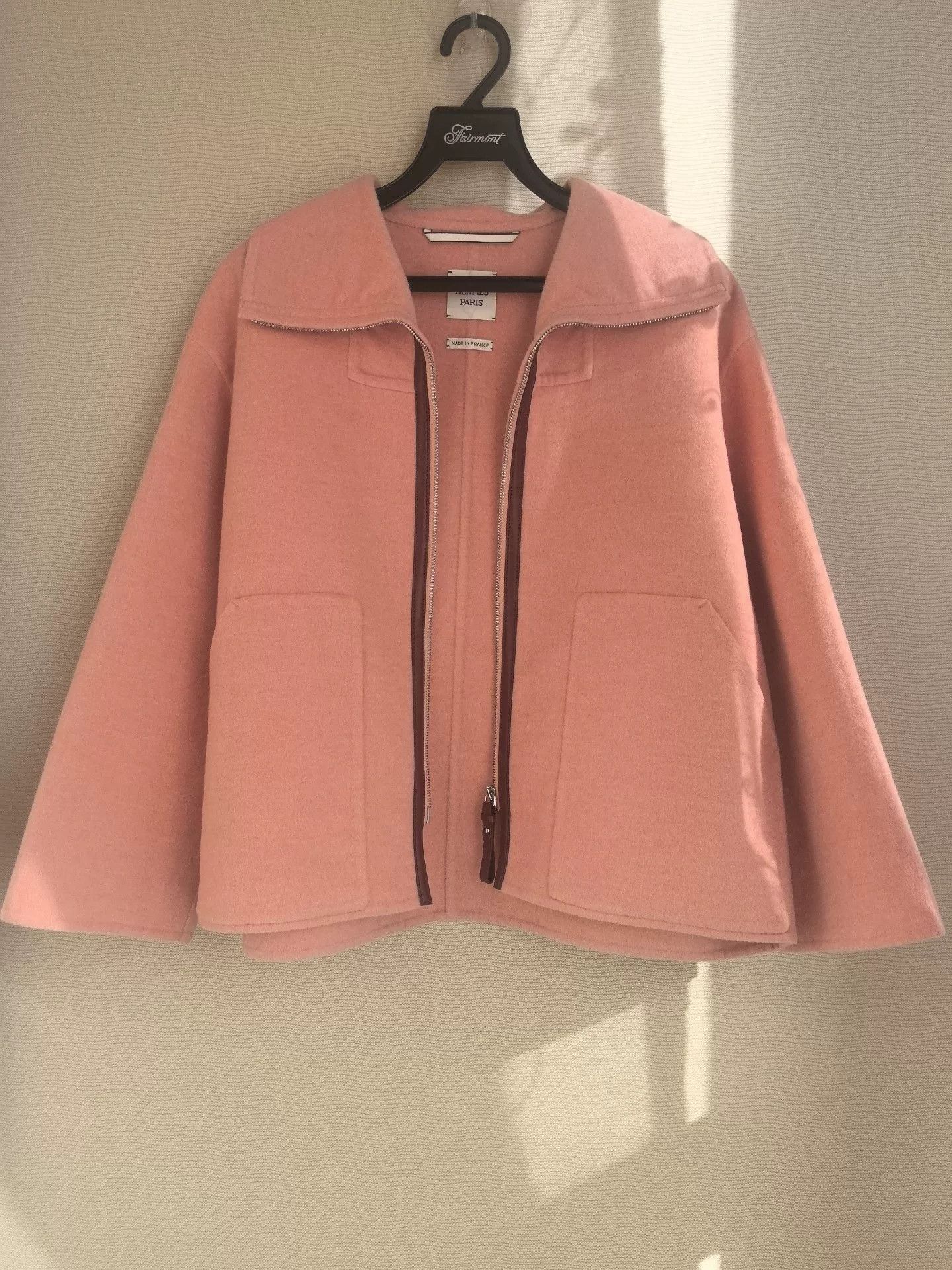 Hermes hermes pink short cashmere jacket Size US XS / EU 42 / 0 - 7 Thumbnail