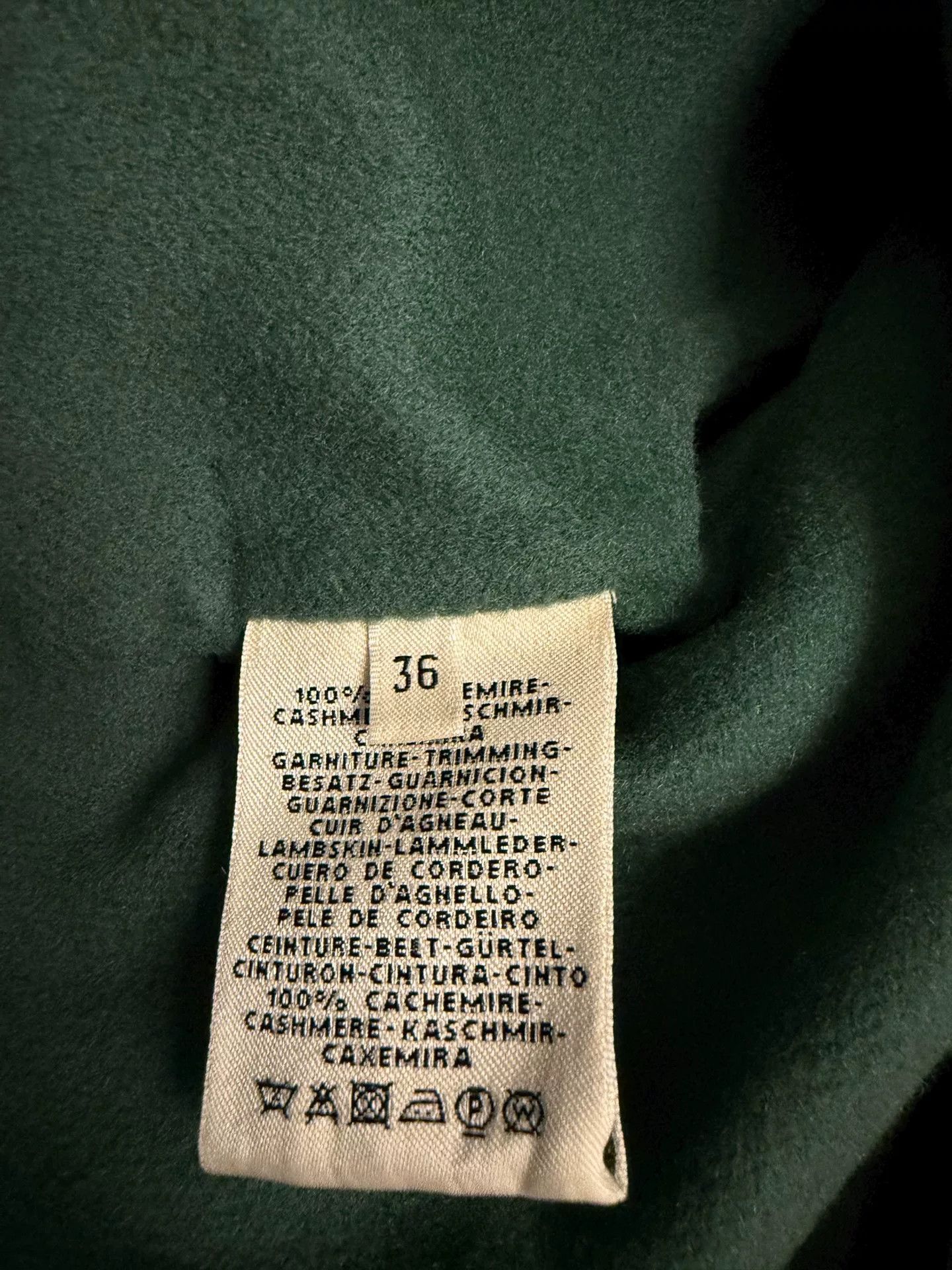 Hermes Hermes Green 100% Cashmere Coat Size 36 Size US S / EU 44-46 / 1 - 3 Thumbnail