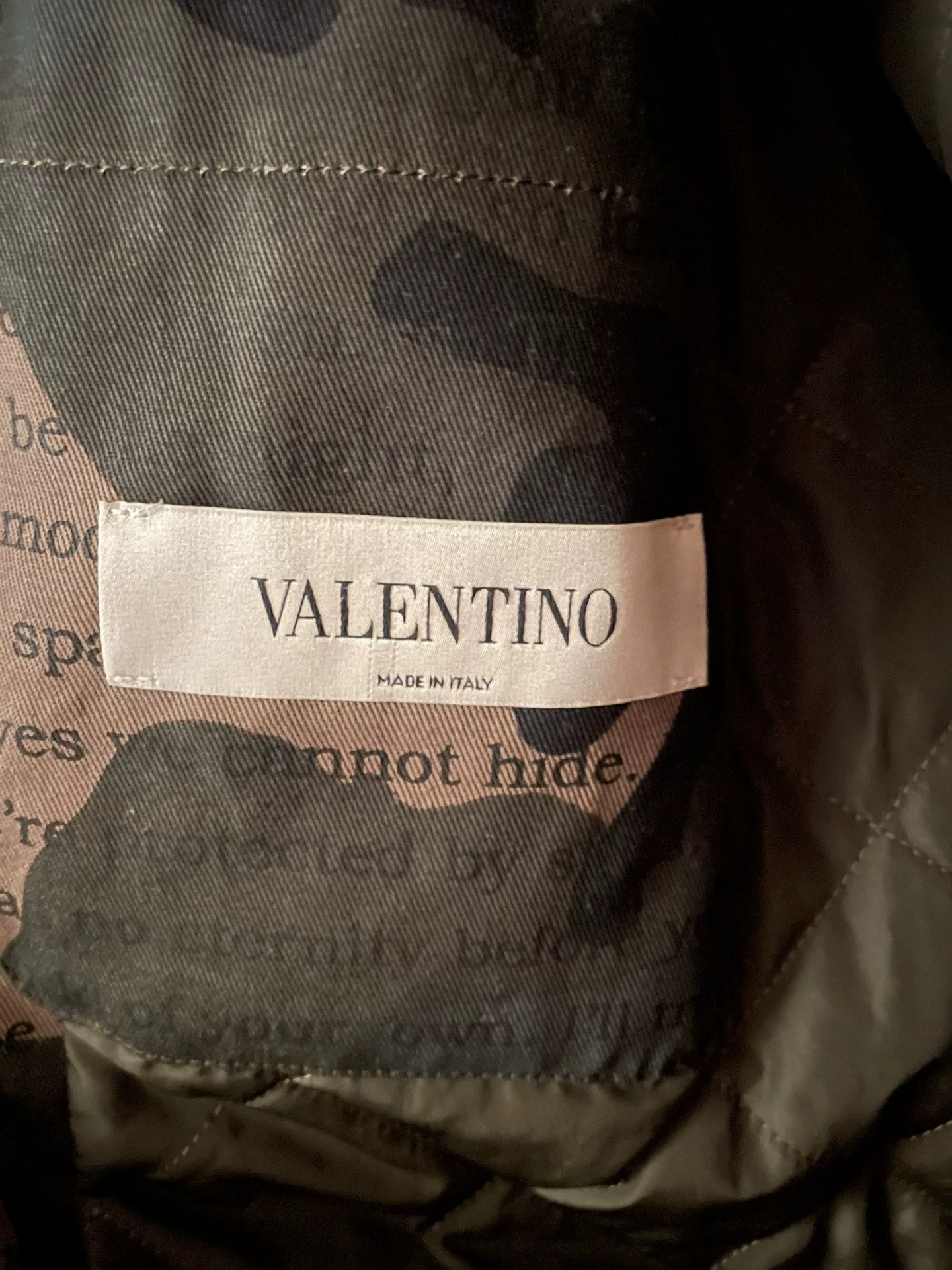Valentino Valentino Men's Camo Beaded Embroidery Coat Size US XL / EU 56 / 4 - 4 Thumbnail