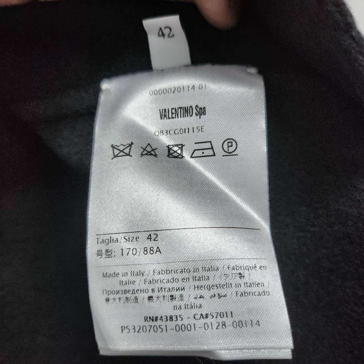 Valentino Valentino Lettered Cloak Coat Size US S / EU 44-46 / 1 - 7 Thumbnail