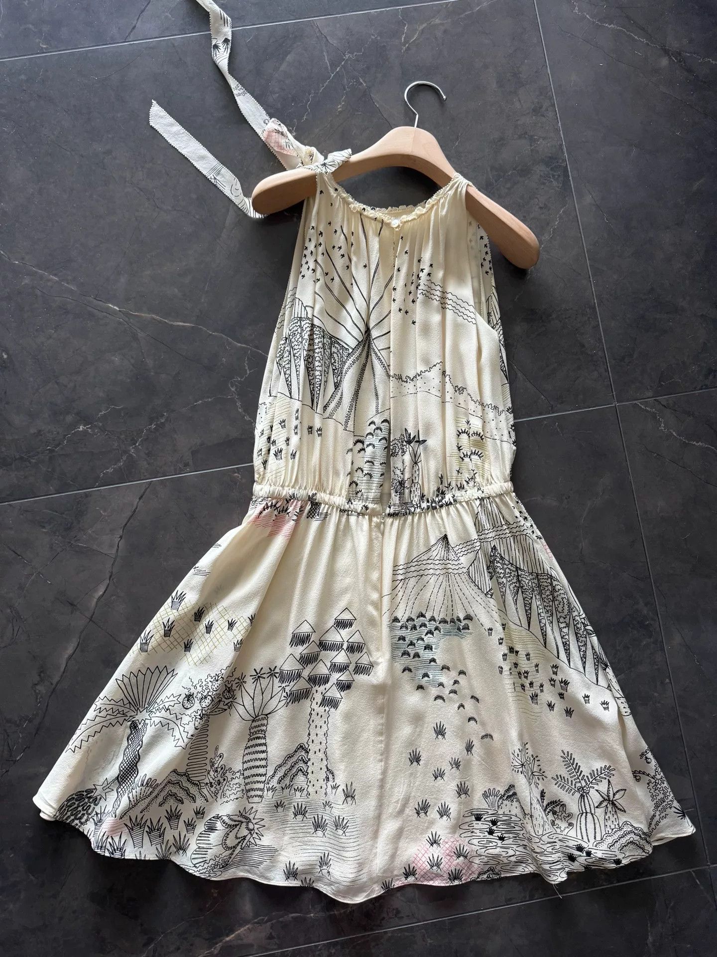 Valentino Valentino Silk Sleeveless Dress Size US M / EU 48-50 / 2 - 2 Thumbnail