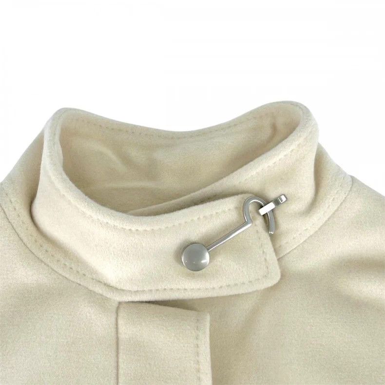 Hermes Hermes Cream Stand Collar Jacket Size US XS / EU 42 / 0 - 3 Thumbnail
