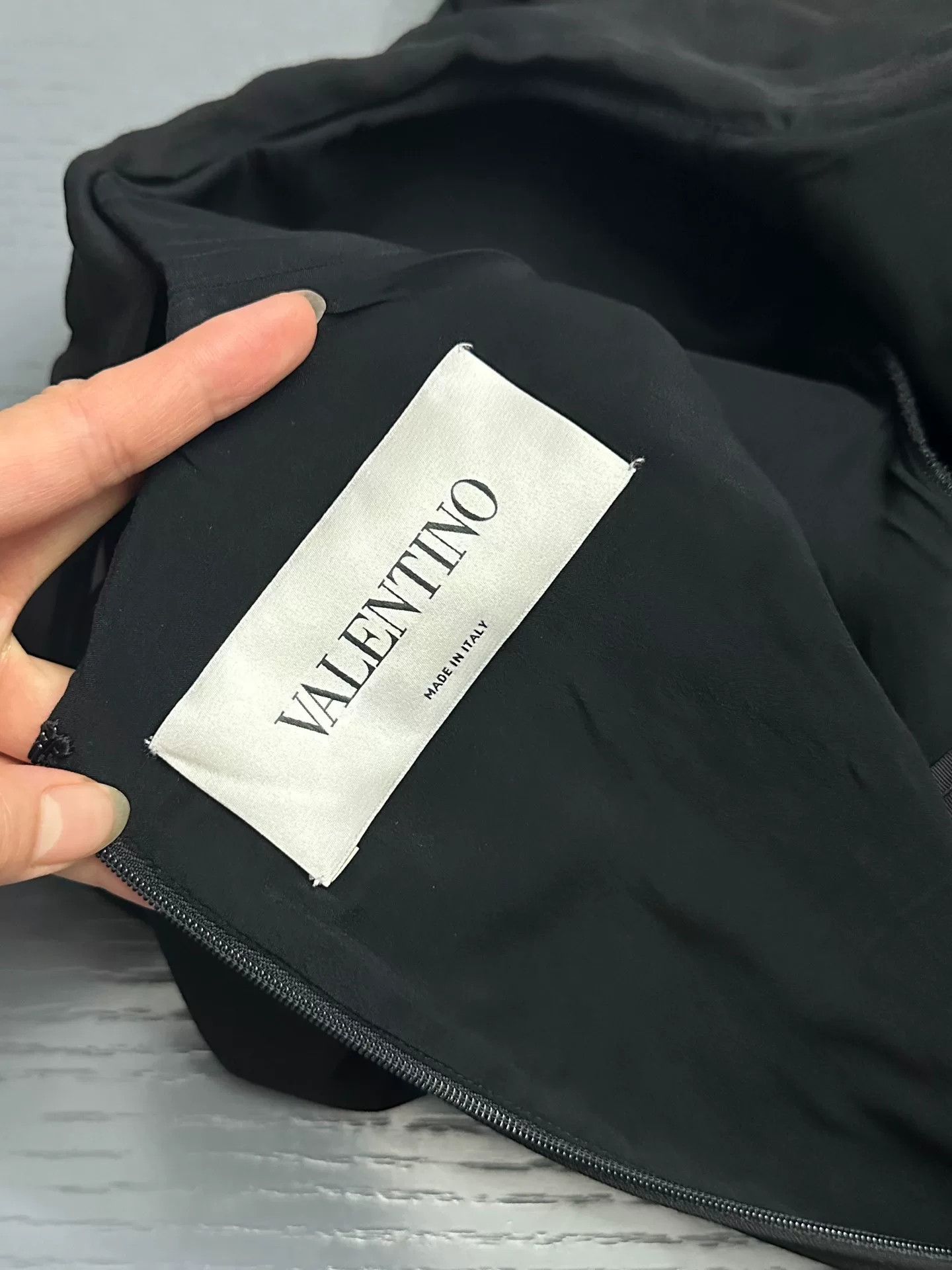 Valentino Valentino Black Wool Silk Dress Size M / US 6-8 / IT 42-44 - 4 Thumbnail
