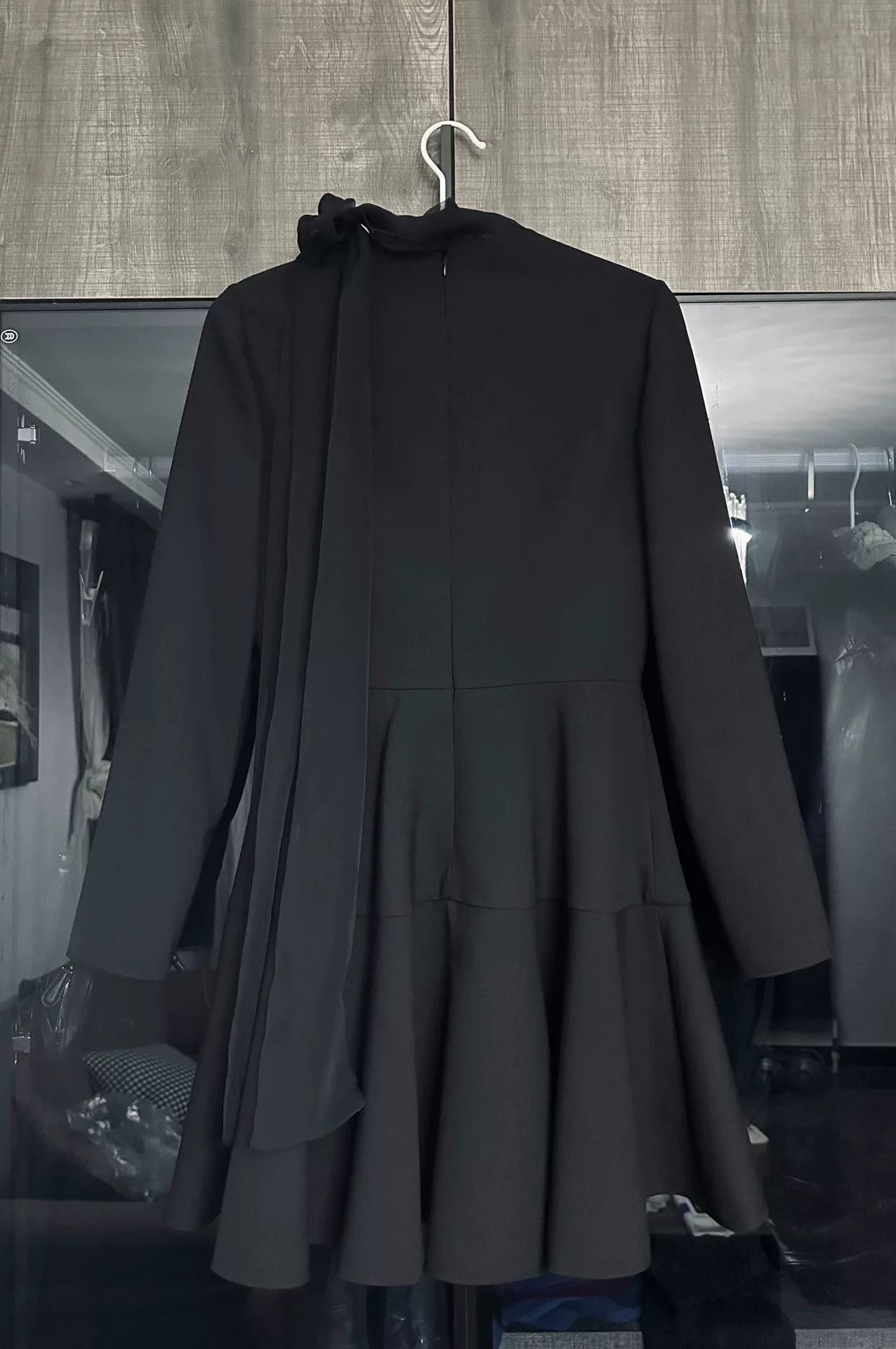 Valentino Valentino Black Wool Silk Dress Size M / US 6-8 / IT 42-44 - 3 Thumbnail