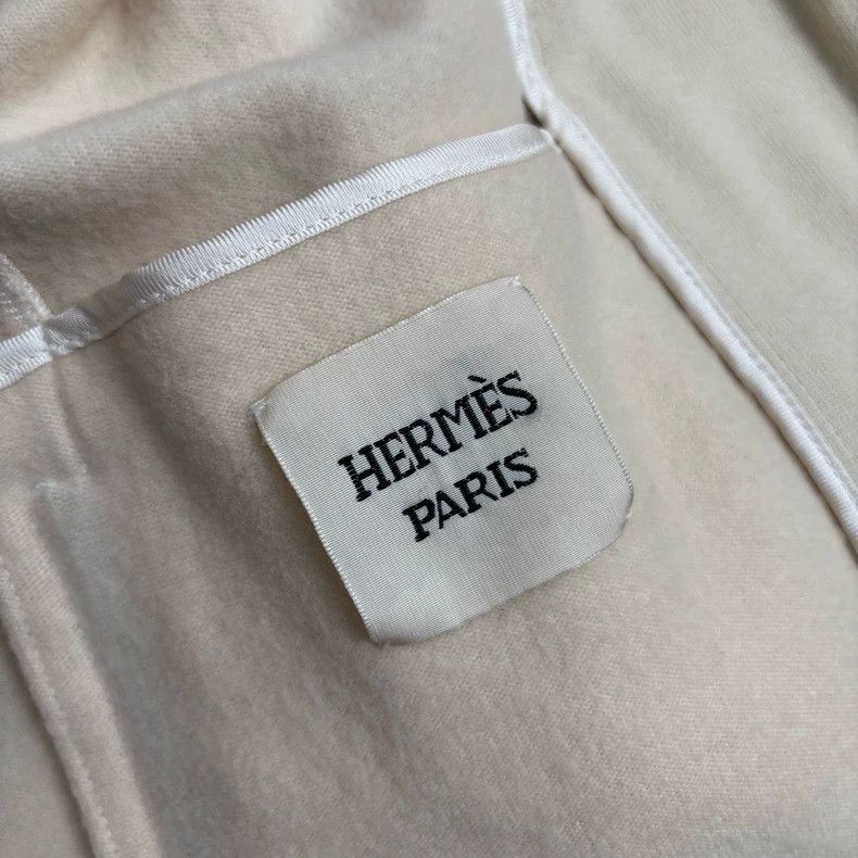 Hermes Hermes Cashmere Leather Hooded Sweater Size US S / EU 44-46 / 1 - 5 Thumbnail