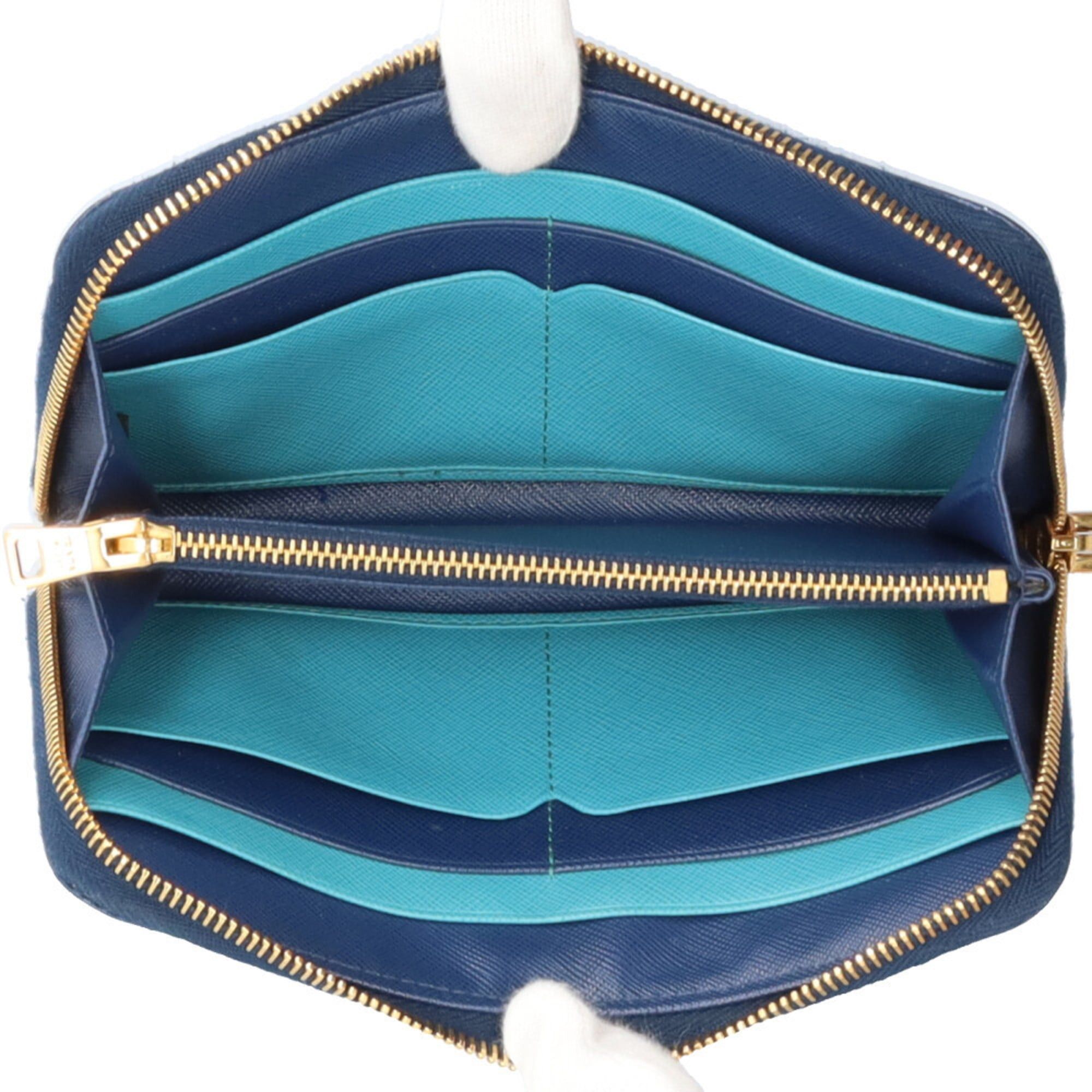 Prada Pre-owned Prada Saffiano Leather Long Wallet, 1MO506, Women's Size ONE SIZE - 5 Thumbnail