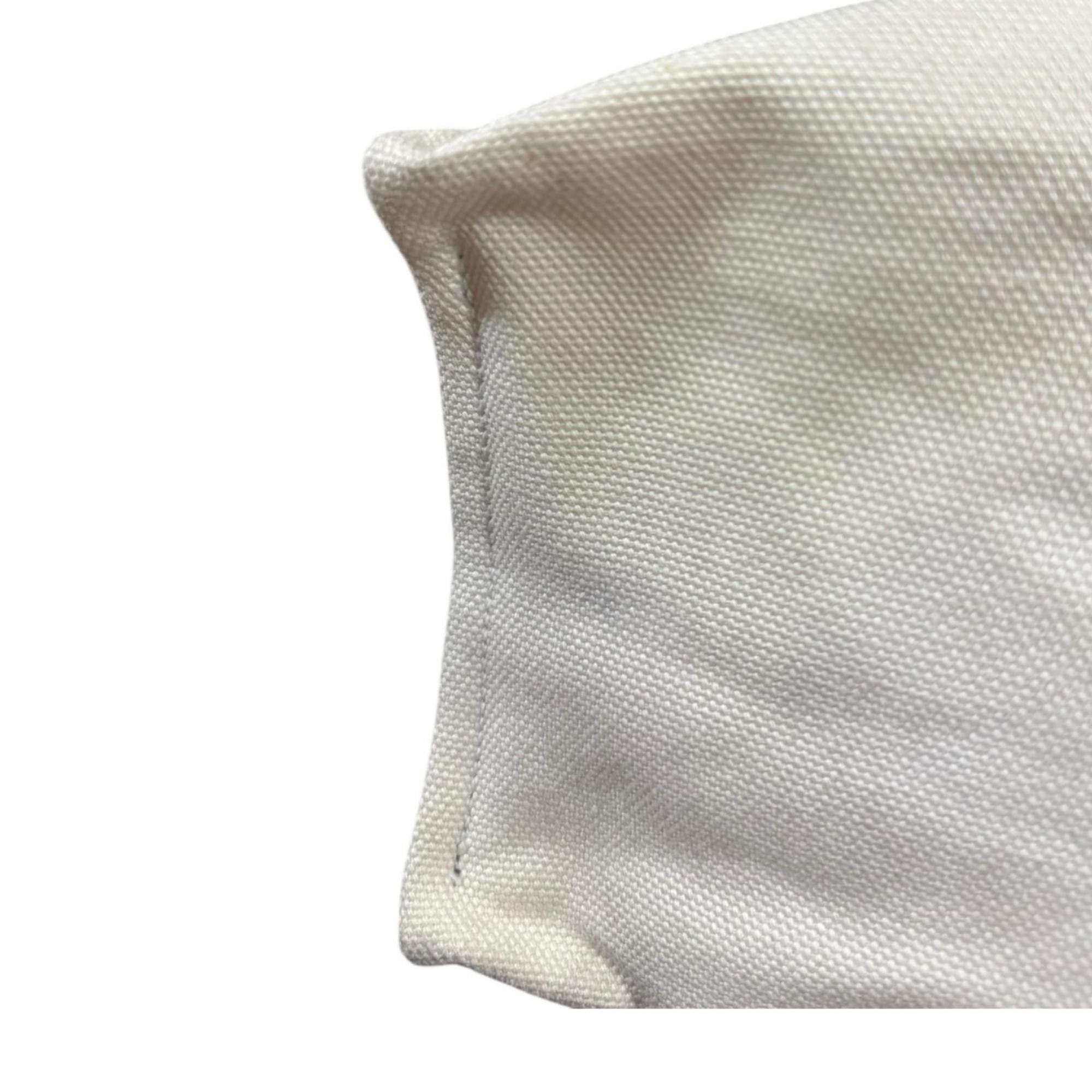 Hermes Hermès Shopping Tote Etrivière Shoulder Bag, Canvas, White, Men's/Women's, Pre-owned HERMES Size ONE SIZE - 14 Thumbnail