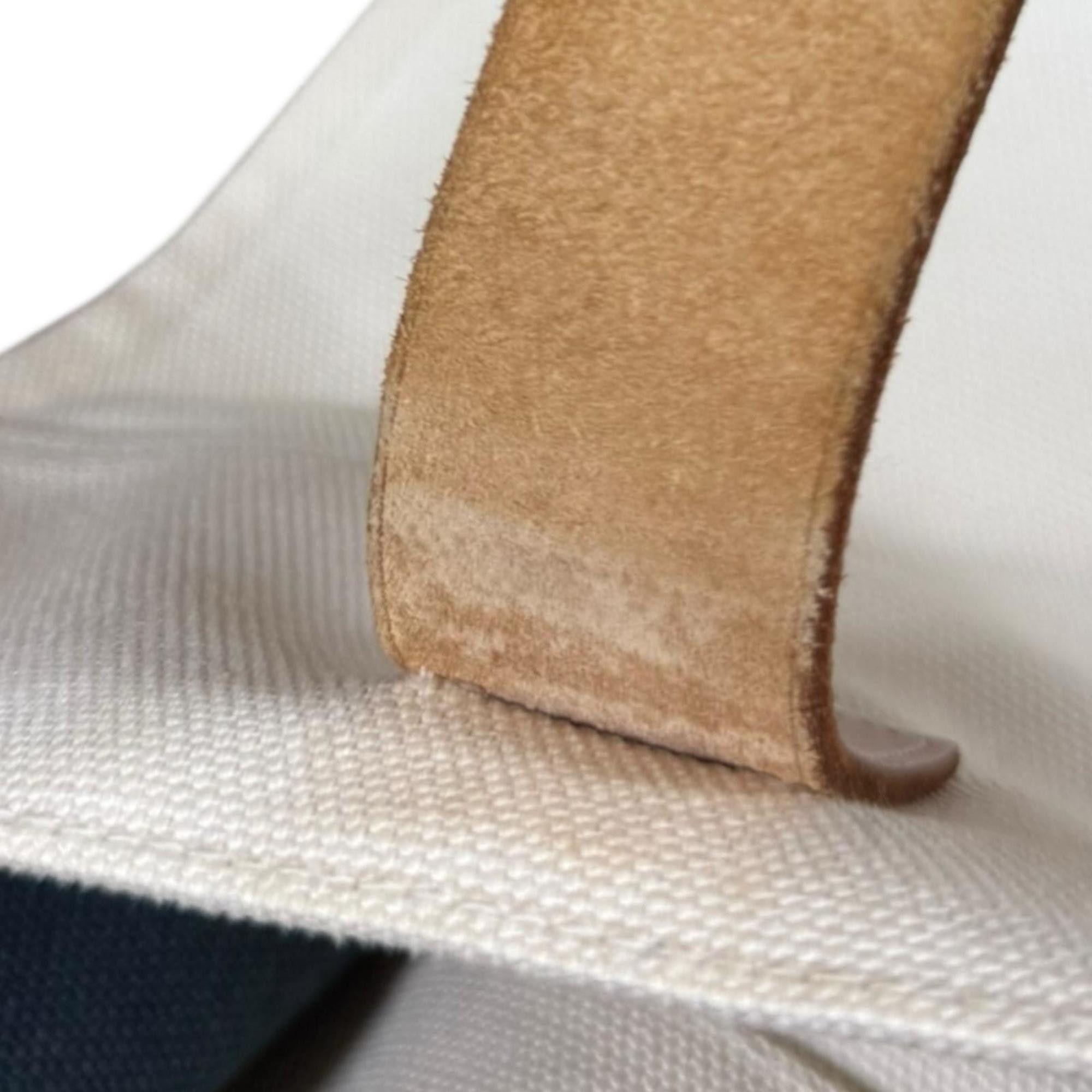 Hermes Hermès Shopping Tote Etrivière Shoulder Bag, Canvas, White, Men's/Women's, Pre-owned HERMES Size ONE SIZE - 15 Thumbnail