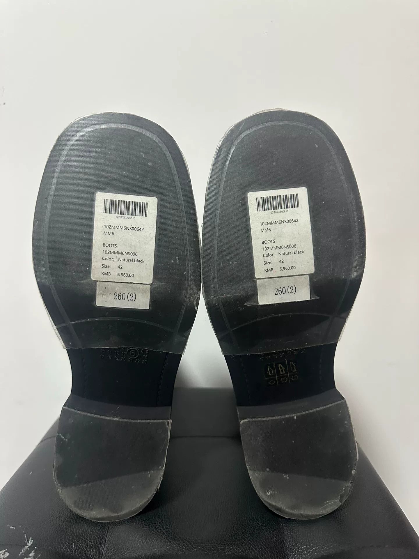 MM6 black metallic ankle boots by maison margiela Size US 10 / EU 43 - 5 Thumbnail