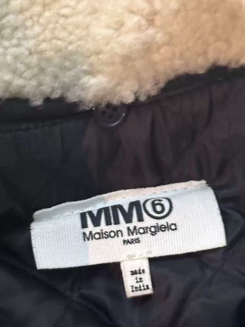Maison Margiela Maison Margiela Leather Jacket with Shearling Collar Size US S / EU 44-46 / 1 - 3 Thumbnail