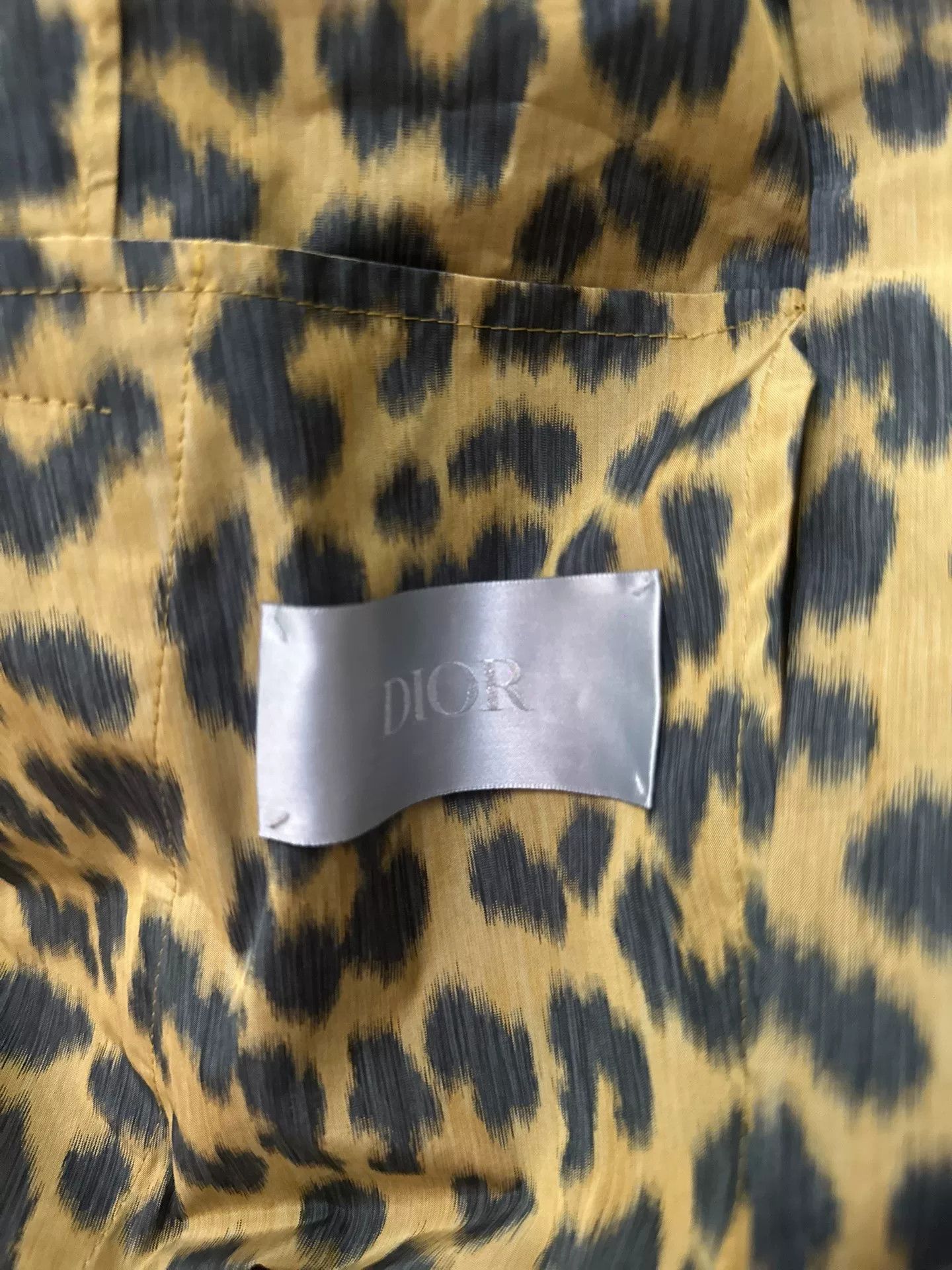 Dior Dior Leopard Print Cape Shirt Size L / US 10 / IT 46 - 3 Thumbnail