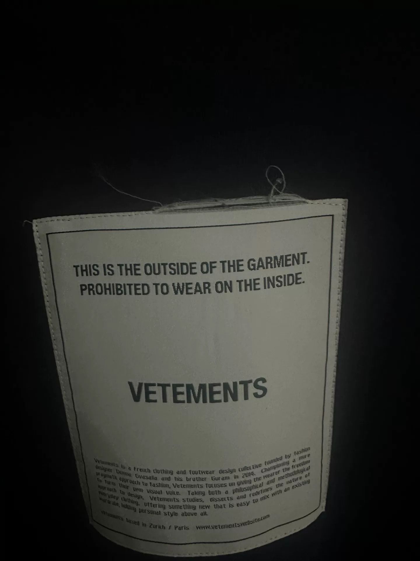 Vetements vetements patch half-zip sweatshirt Size US M / EU 48-50 / 2 - 5 Thumbnail