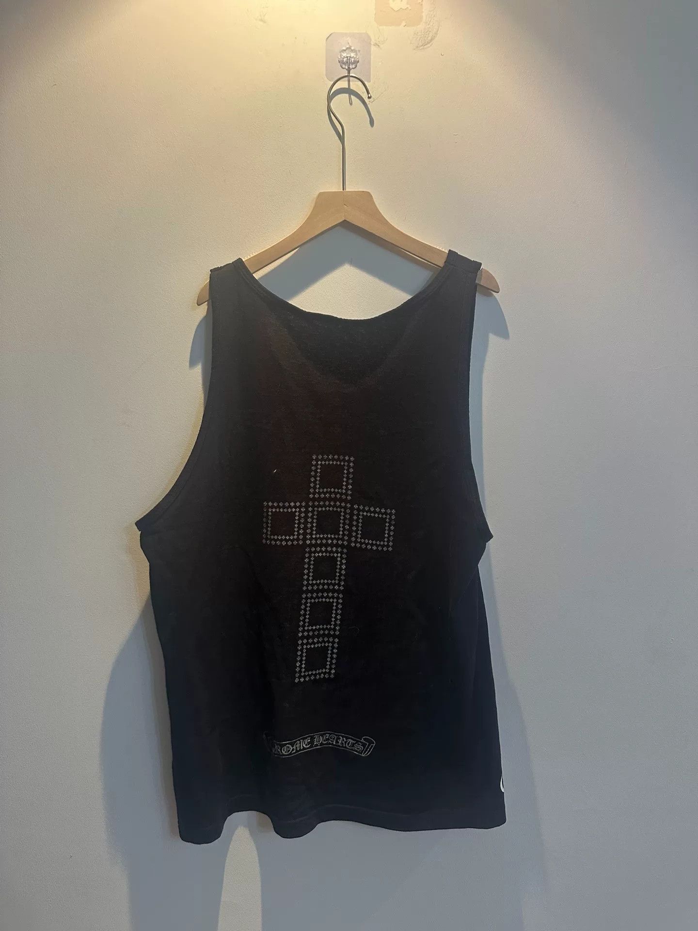 Chrome Hearts Chrome Hearts Cross Print Black Tank Top Size US L / EU 52-54 / 3 - 2 Thumbnail