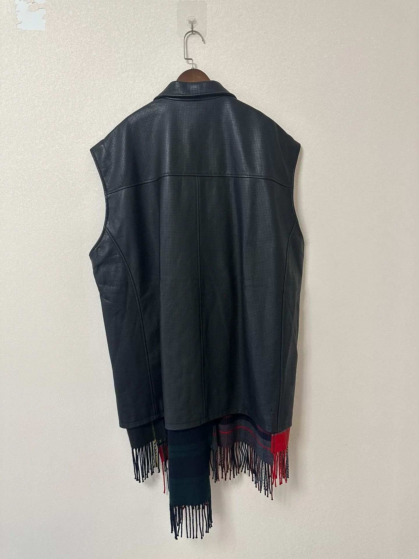 Vetements vetements fringed checkered leather vest Size US S / EU 44-46 / 1 - 2 Thumbnail