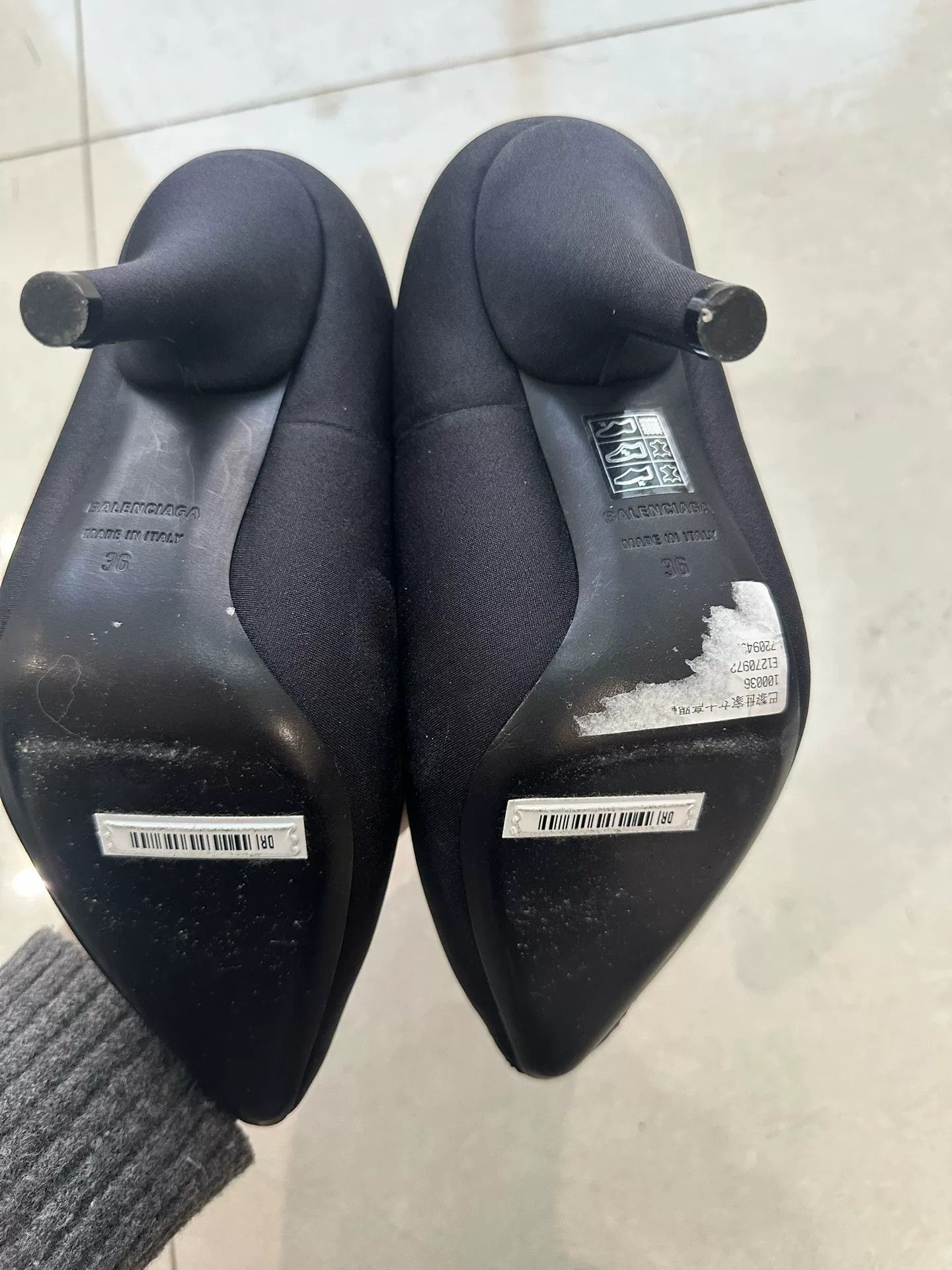 Balenciaga balenciaga mini high heels in black Size US 6 / IT 36 - 2 Thumbnail