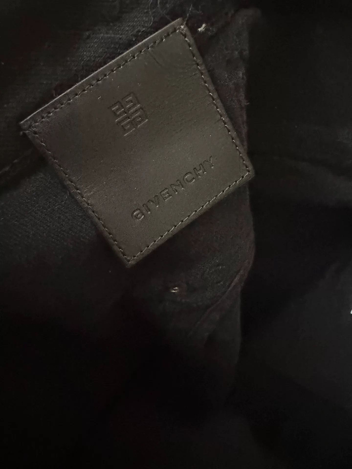Givenchy Givenchy MMW Black Paint Splash Jeans Size US 31 - 4 Thumbnail