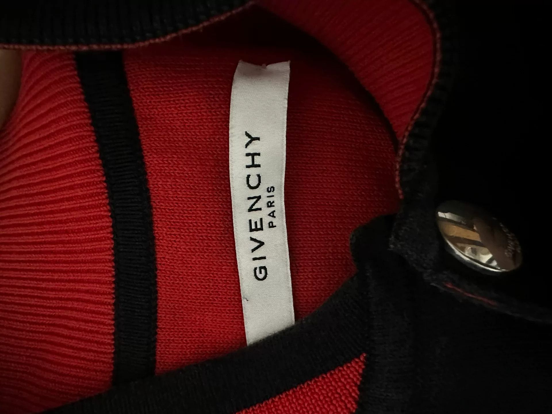 Givenchy Givenchy Black Embroidered Logo Baseball Jacket Size US XL / EU 56 / 4 - 3 Thumbnail