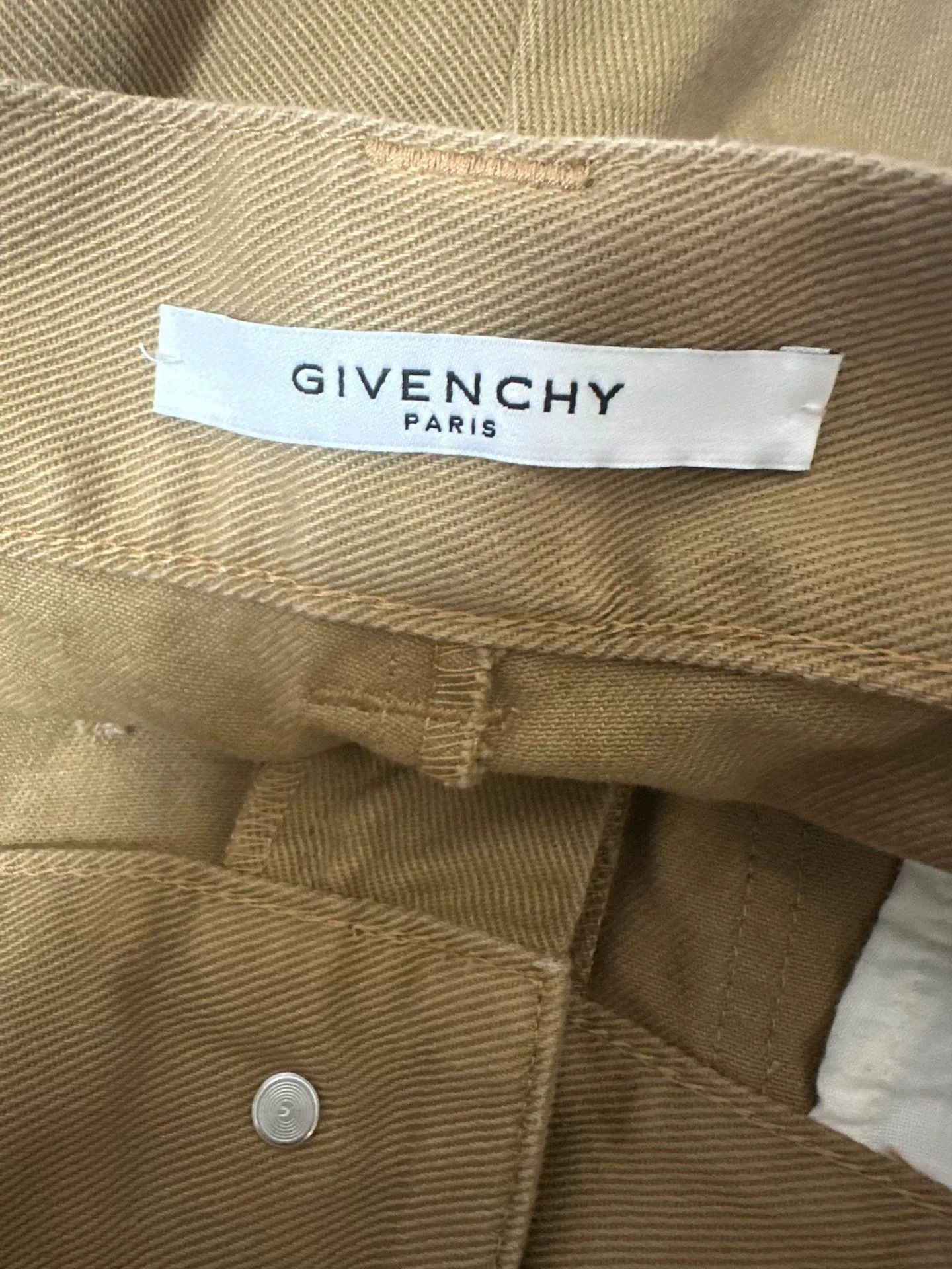 Givenchy Givenchy Brown Denim Shorts with Ring Detail Size US 34 / EU 50 - 3 Thumbnail