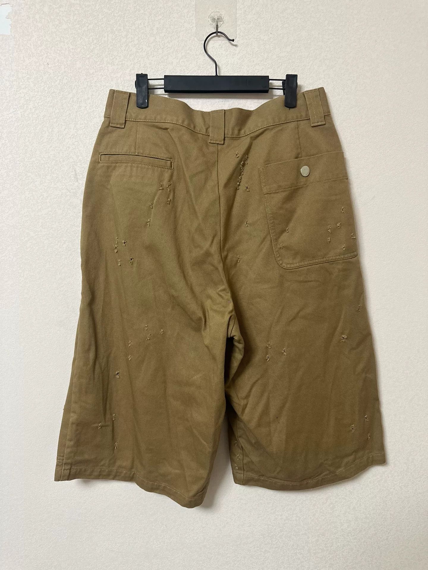 Givenchy Givenchy Brown Denim Shorts with Ring Detail Size US 34 / EU 50 - 2 Thumbnail
