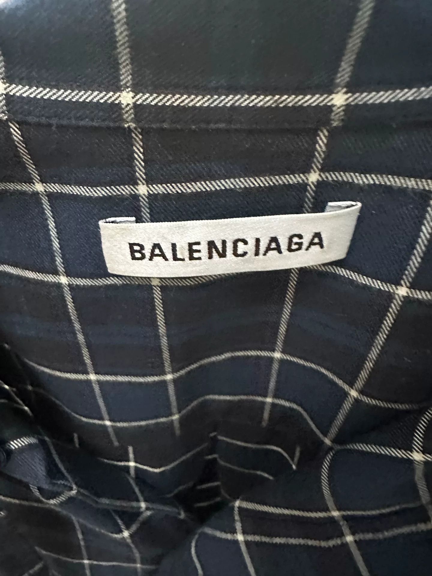 Balenciaga balenciaga logo print long sleeve shirt Size US S / EU 44-46 / 1 - 3 Thumbnail