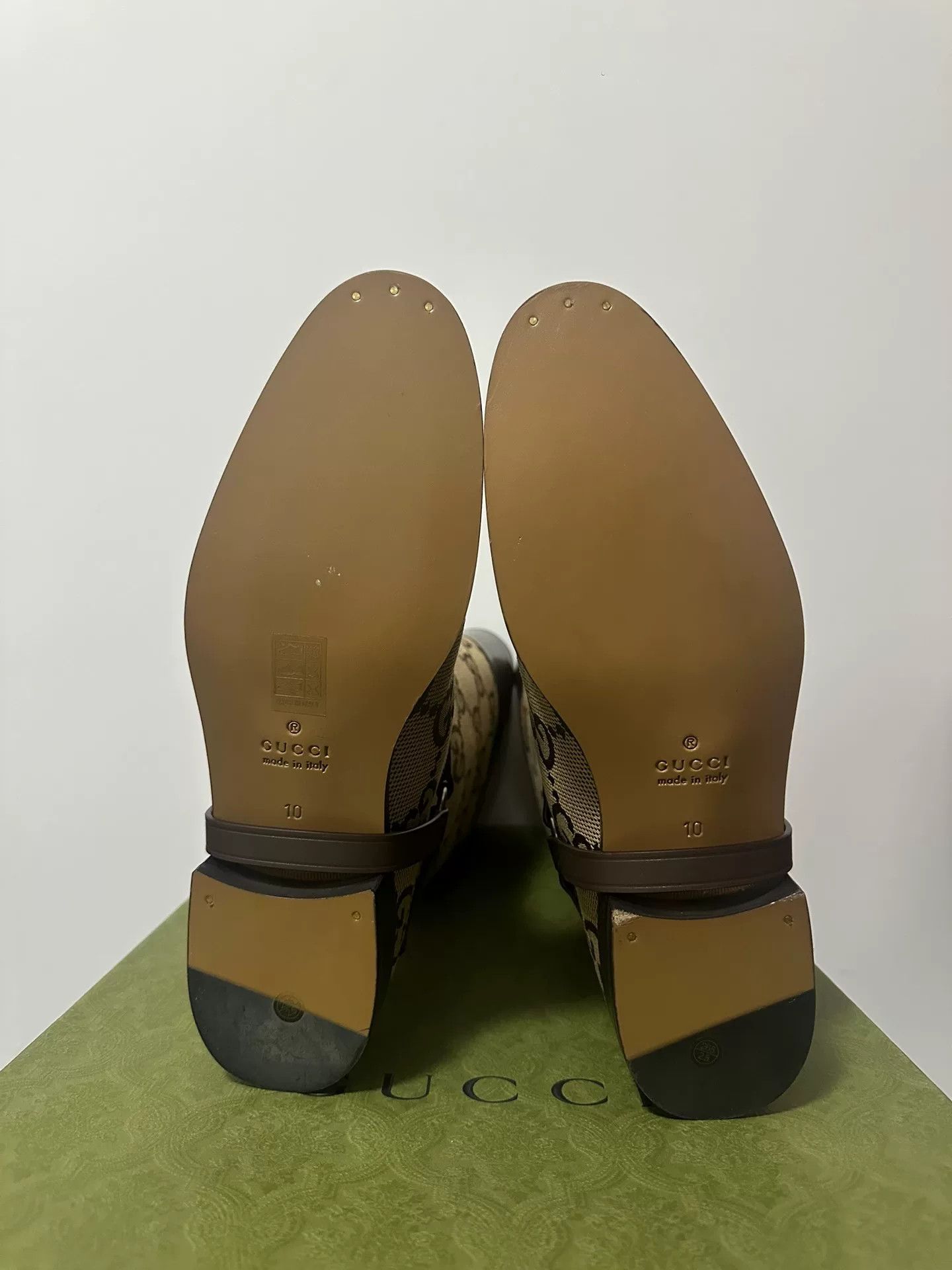 Gucci gucci monogram leather riding boots size 10 Size US 10 / EU 43 - 4 Thumbnail